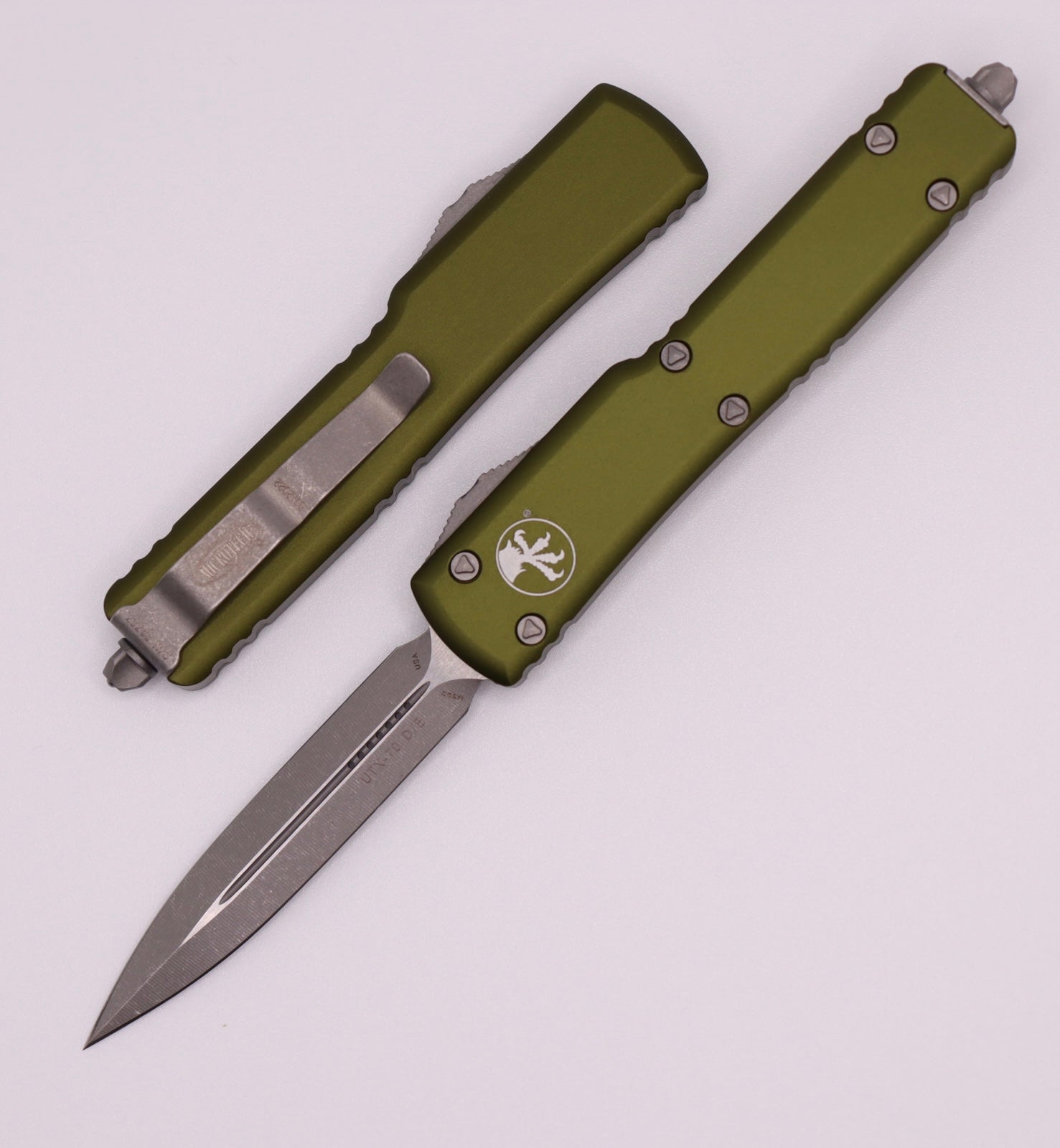 Microtech UTX-70 Apocalyptic Tactical Knife | Compact & Durable | OD Green