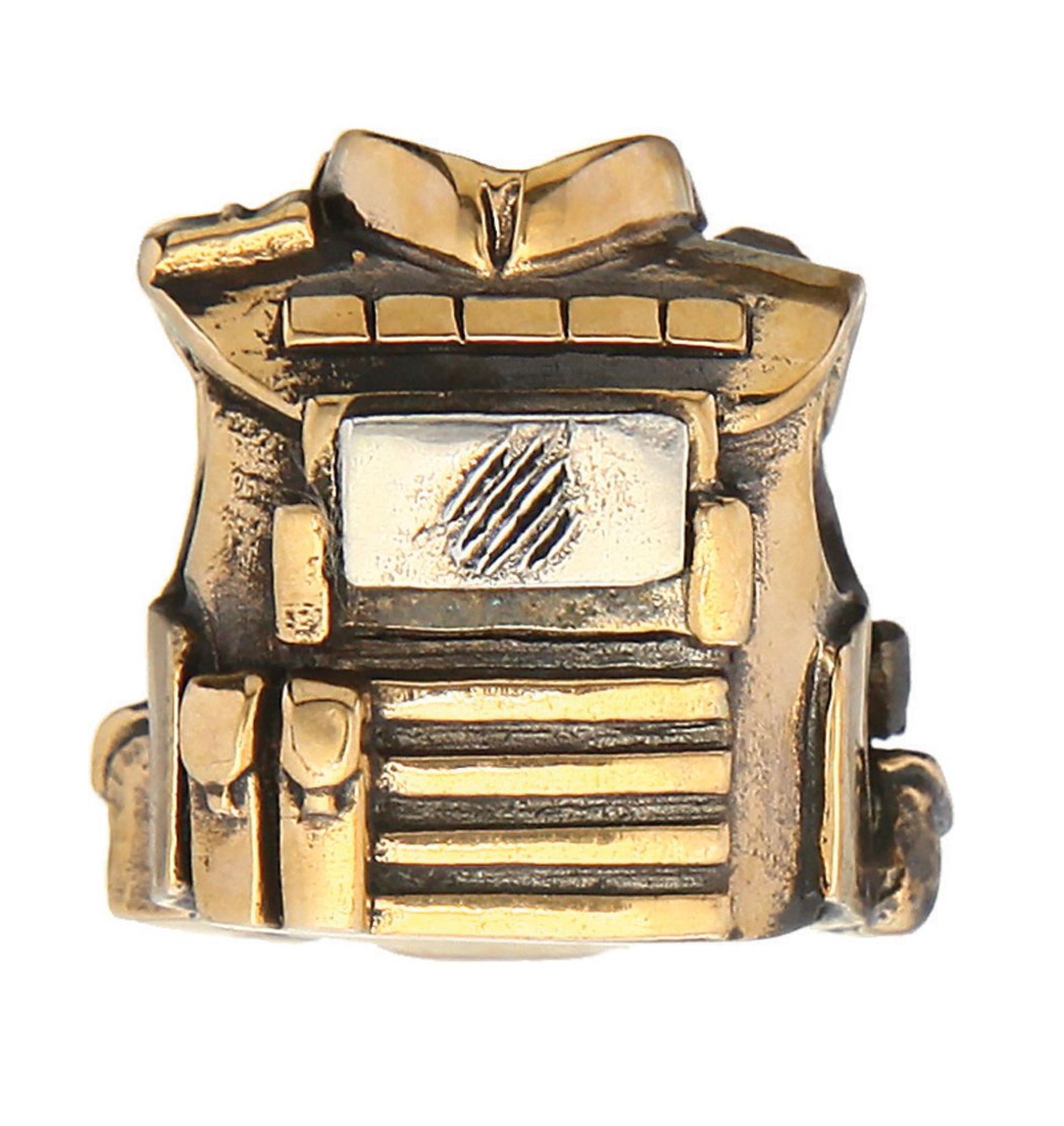 Premium Bronze Armor Bead by Bastinelli Creations - Ultimate Style Upgrade