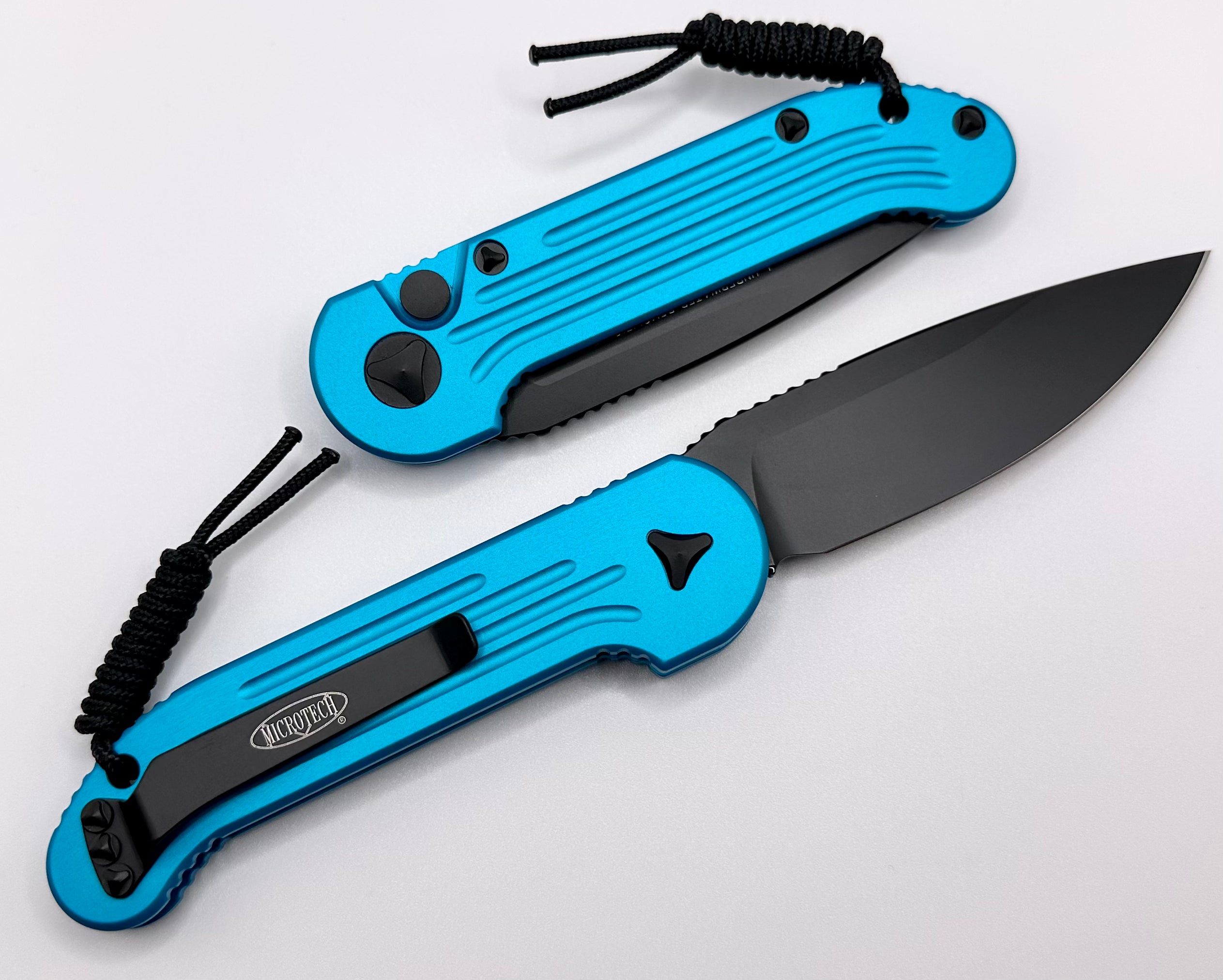 Microtech L.U.D.T Ultimate Tactical Knife - Turquoise & Black