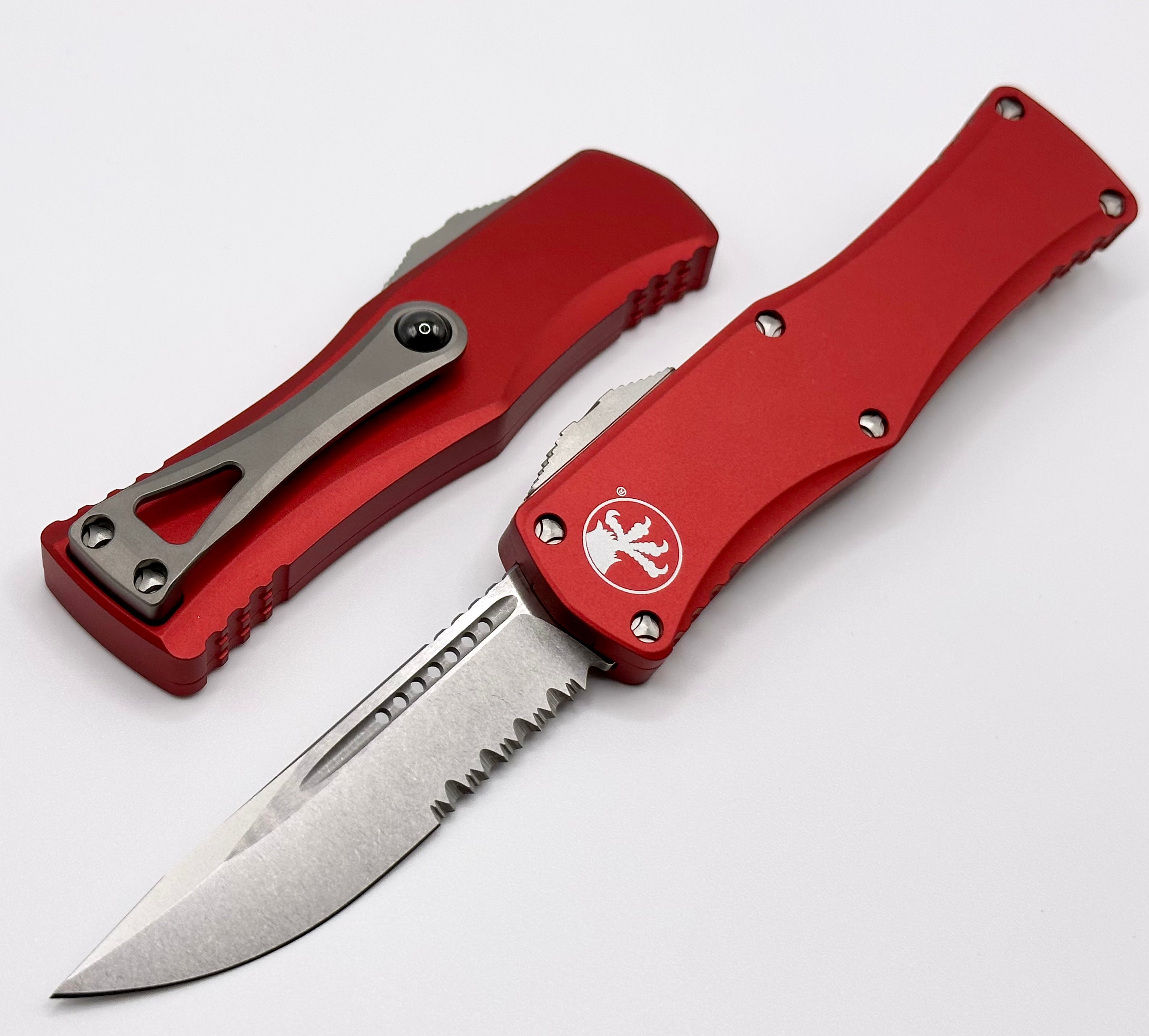 Microtech Hera Premium Tactical Knife - M390 Blade & Red Aluminum Handle