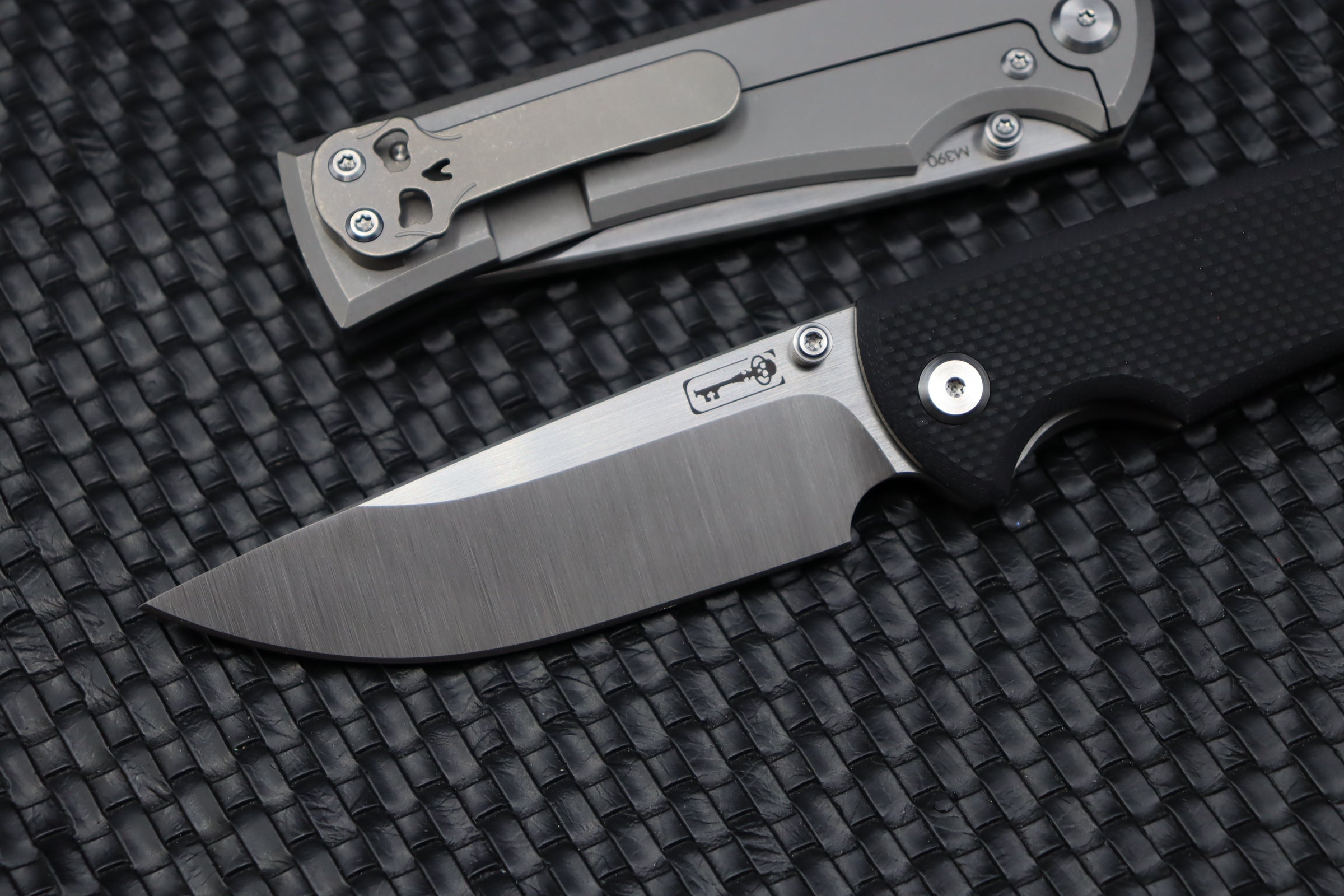 Chaves Knives 229 Liberation Drop Point - Premium M390 Steel & Black G-10 Handle