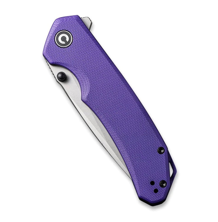 Civivi Brazen Purple G-10 Folding Knife - Stonewash 14C28N Blade