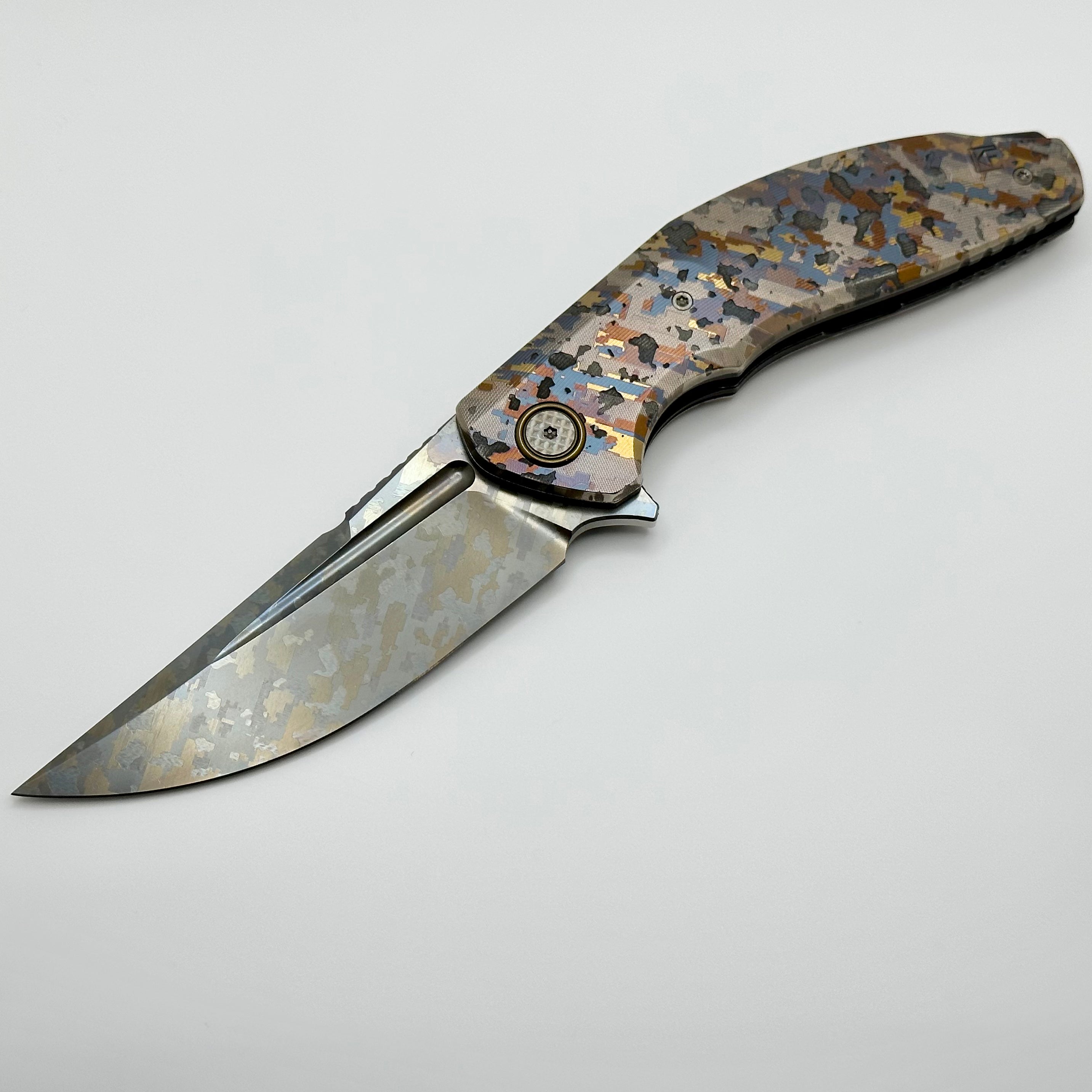 Ultimate Custom Knife Factory ONE OFF Camo Titanium Marauder - Limited Edition