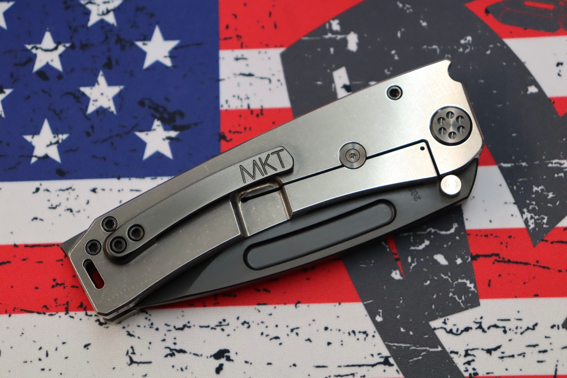 Medford Marauder H S35VN PVD Drop Point Tactical Knife with Premium Tumbled Filigree Handles