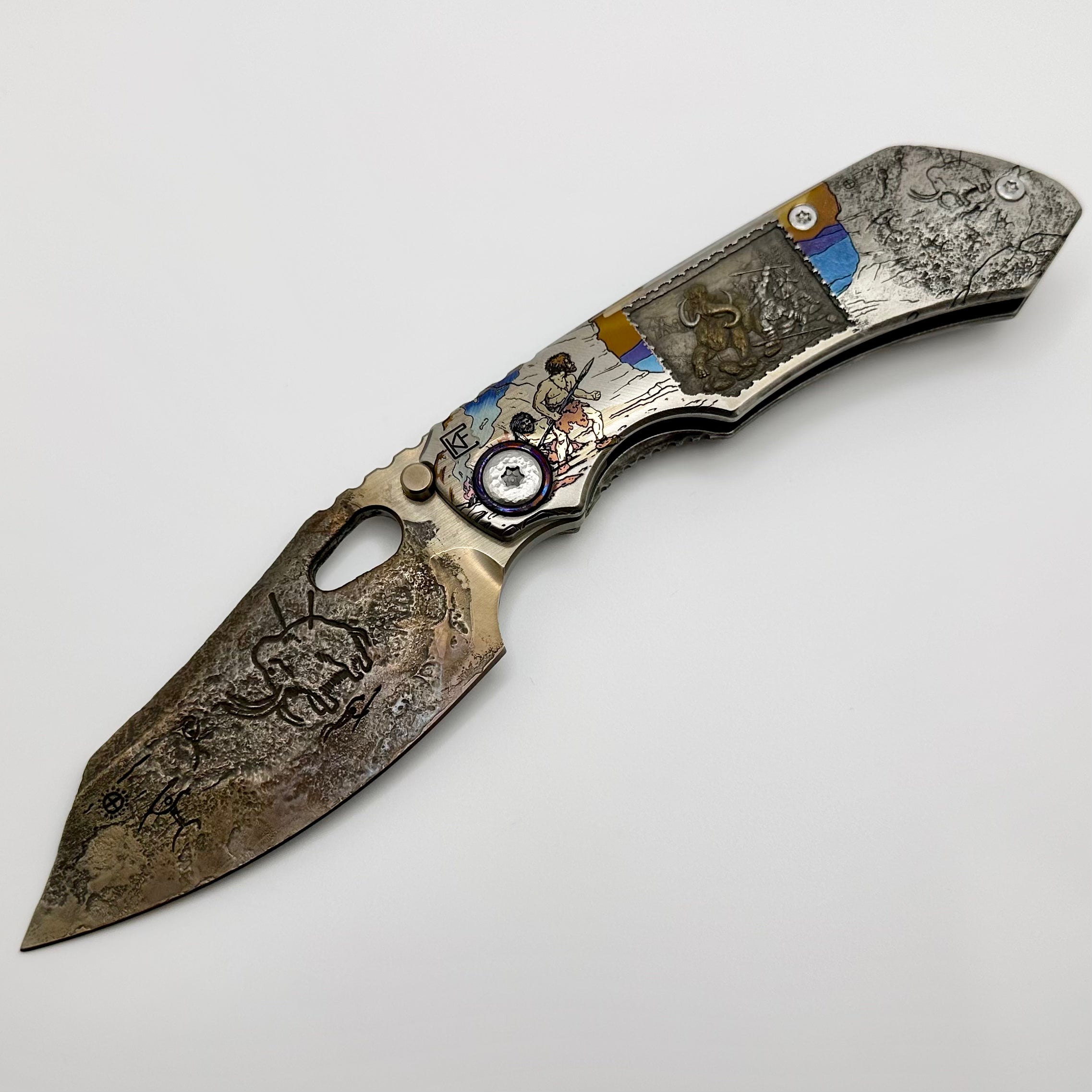 Premium Custom Knife Factory Evo 3.0C ONE OFF Woolly Mammoth - Ultimate Collectible