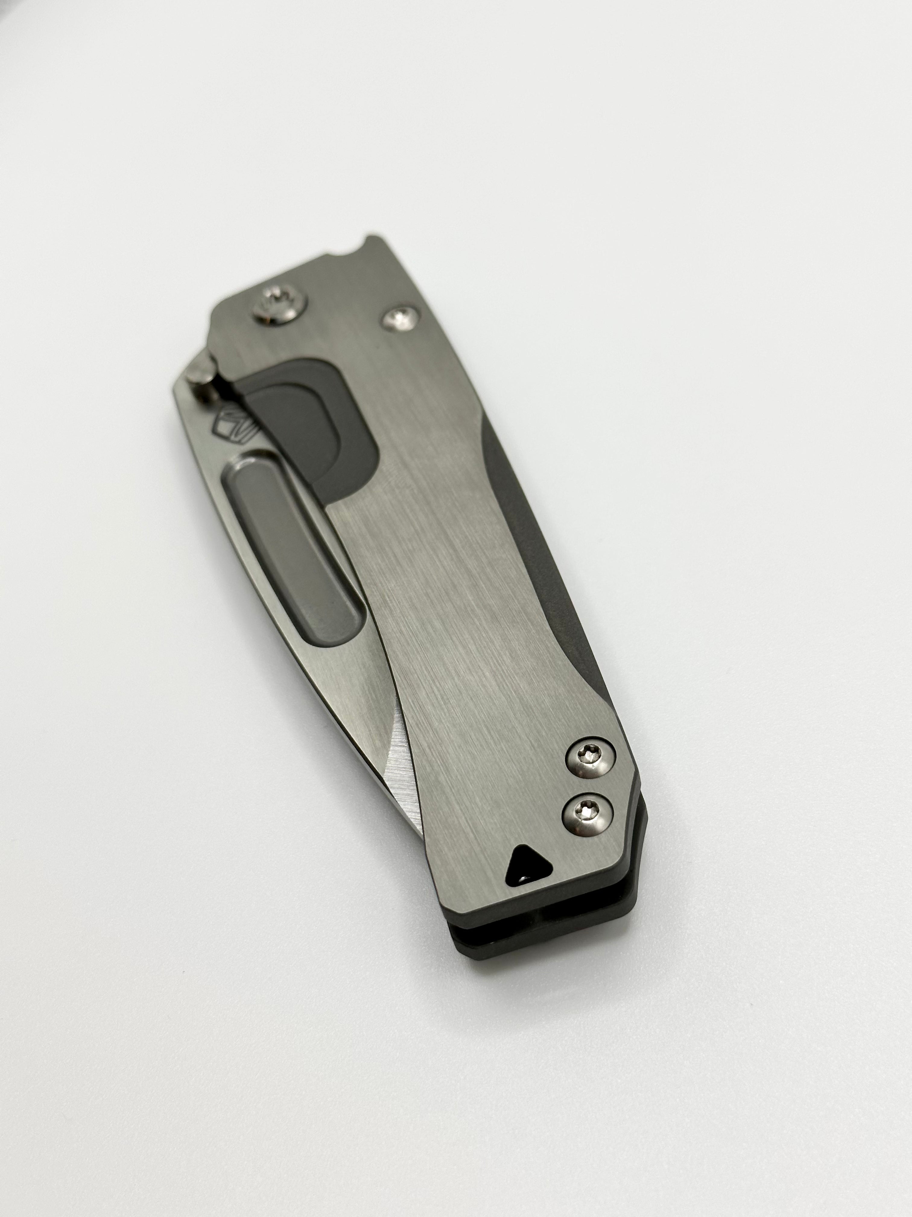 Medford Slim Midi Satin EDC Knife - S45VN Drop Point & Silver Handles