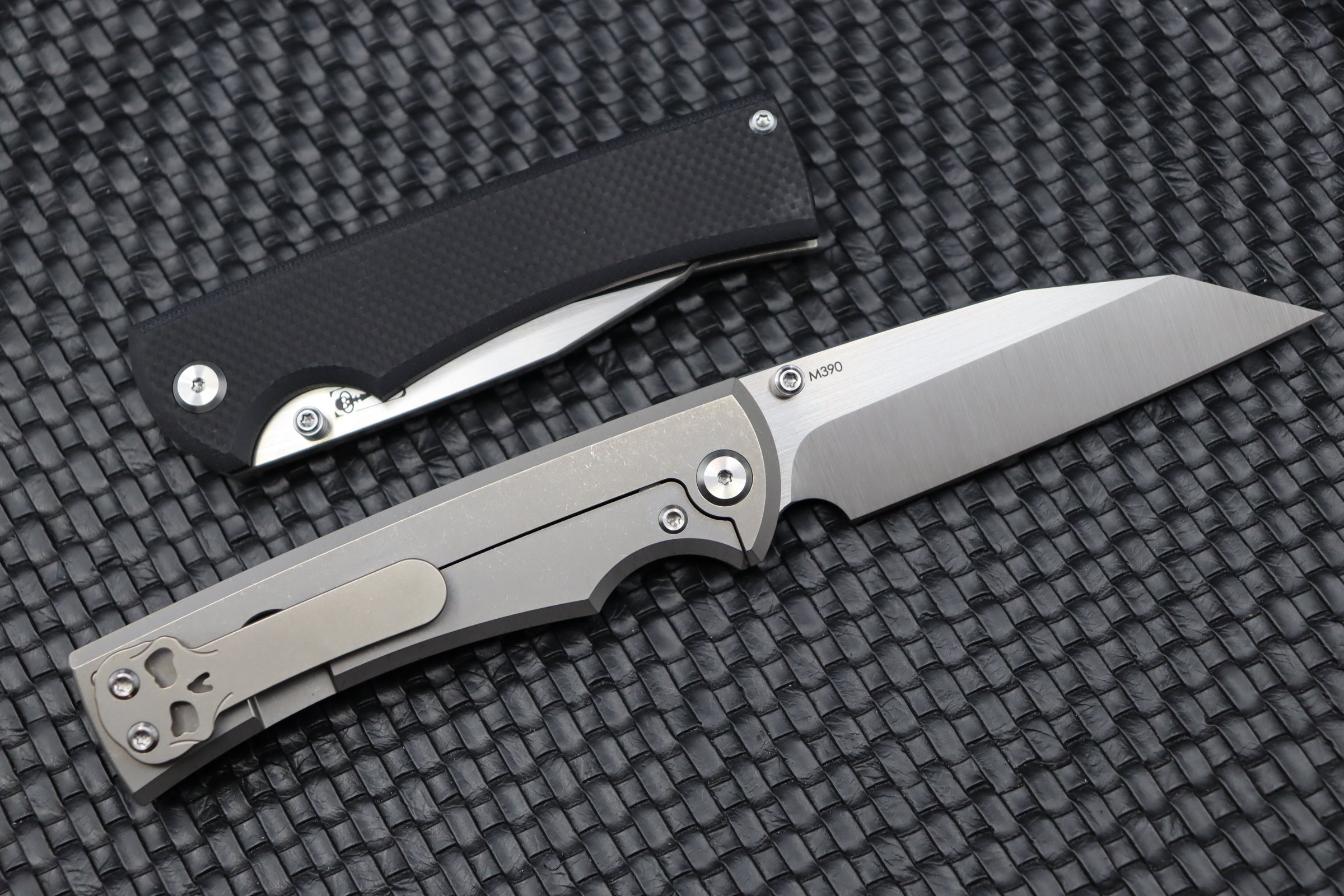 Premium Chaves Knives 229 Sangre Wharncliffe - Ultimate M390 & Black G-10 EDC