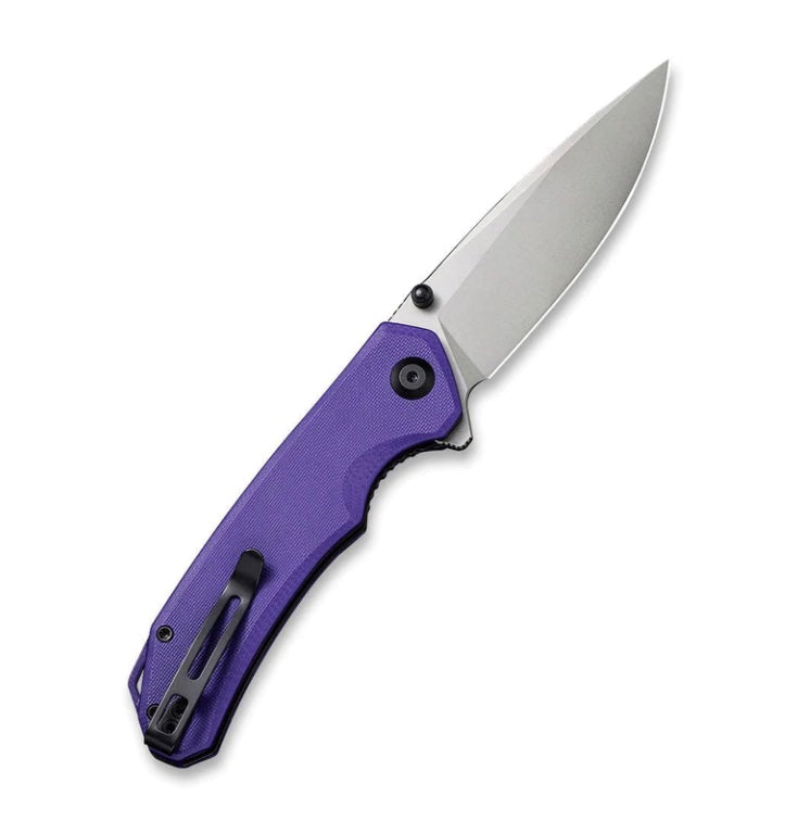 Civivi Brazen Purple G-10 Folding Knife - Stonewash 14C28N Blade