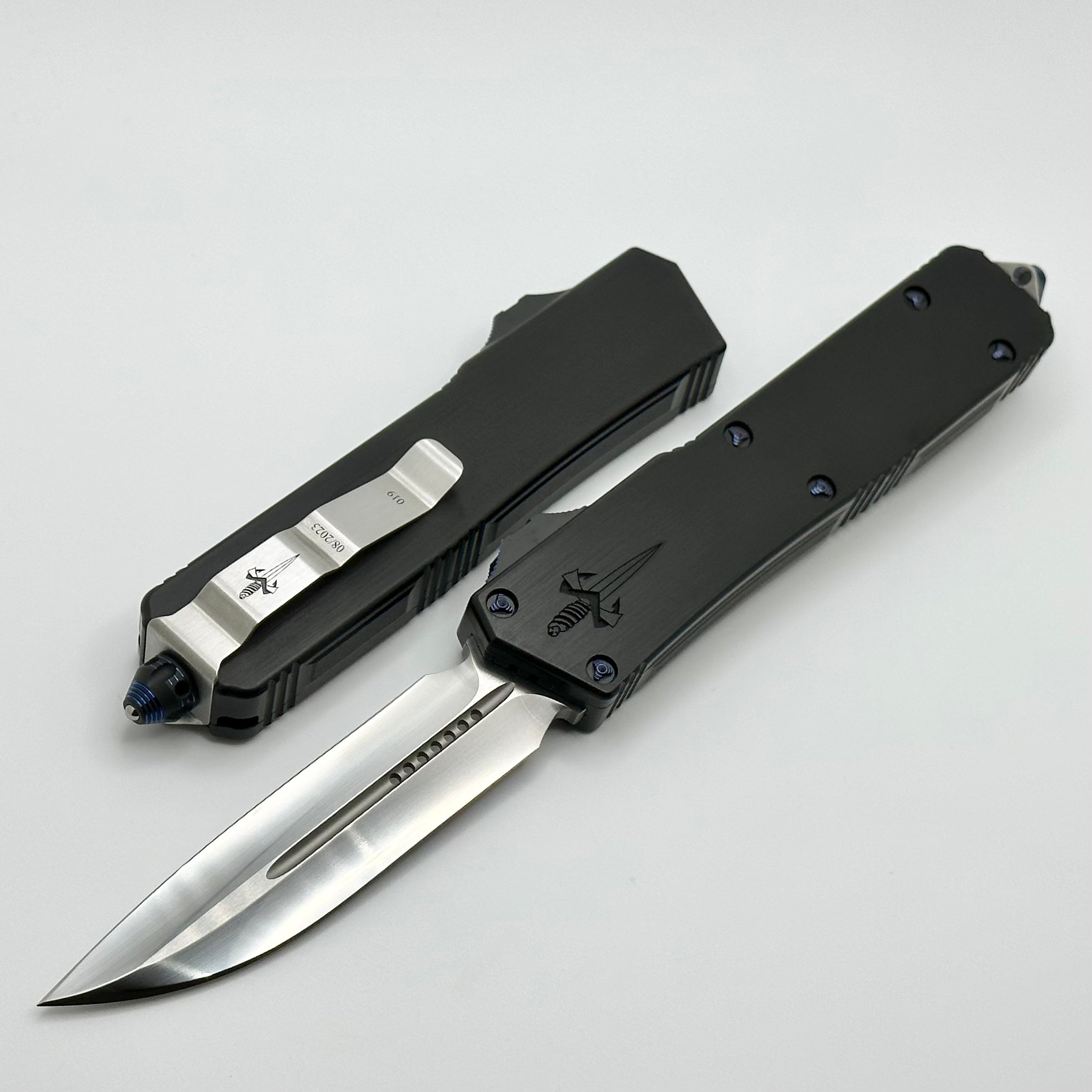 Ultimate Marfione Custom Scarab 2 DES Tactical Knife - Premium M390 Blade & Black Hefted Handle