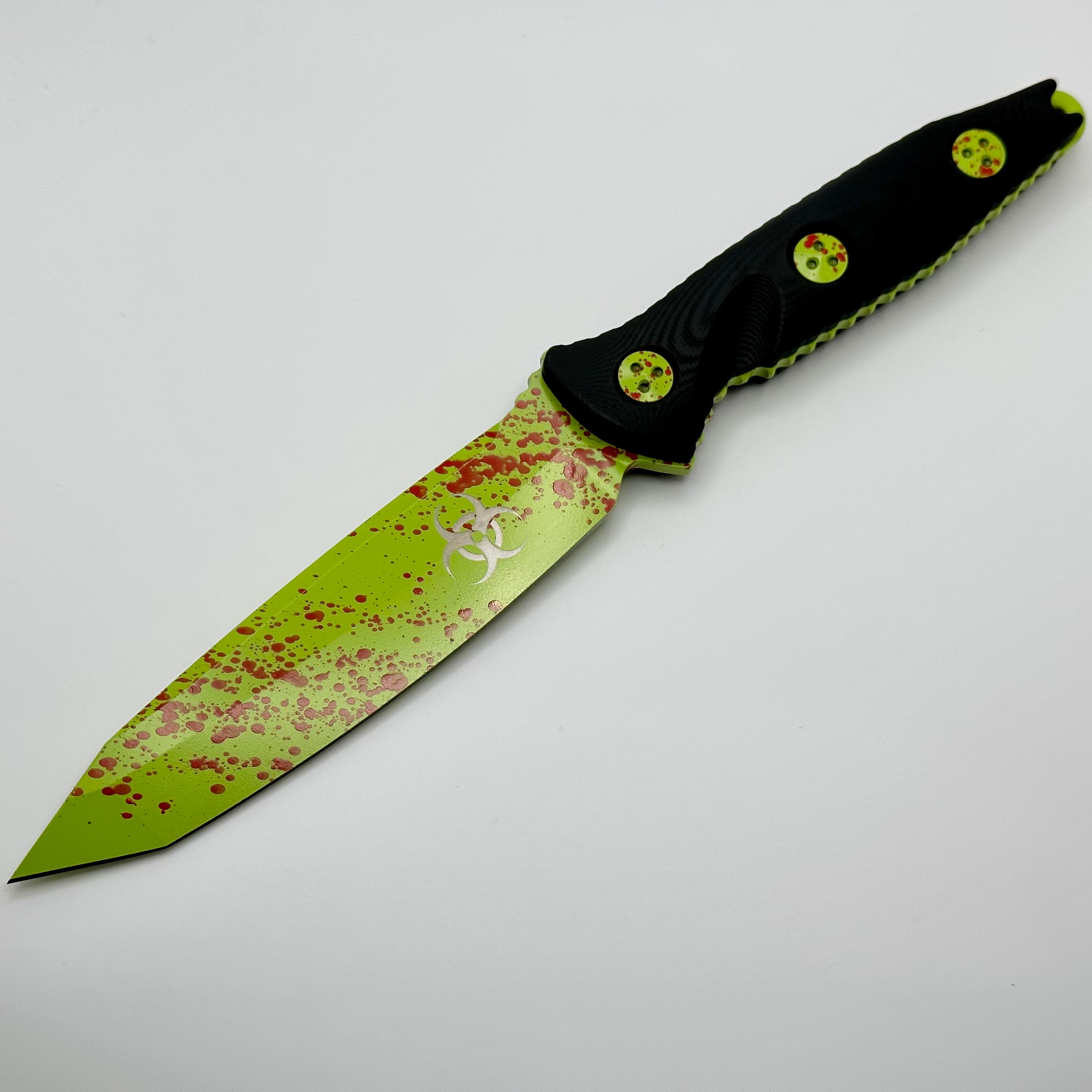 Ultimate Microtech Socom Alpha Zombie Tech Tanto Edge Fixed Blade - Premium Tactical Knife