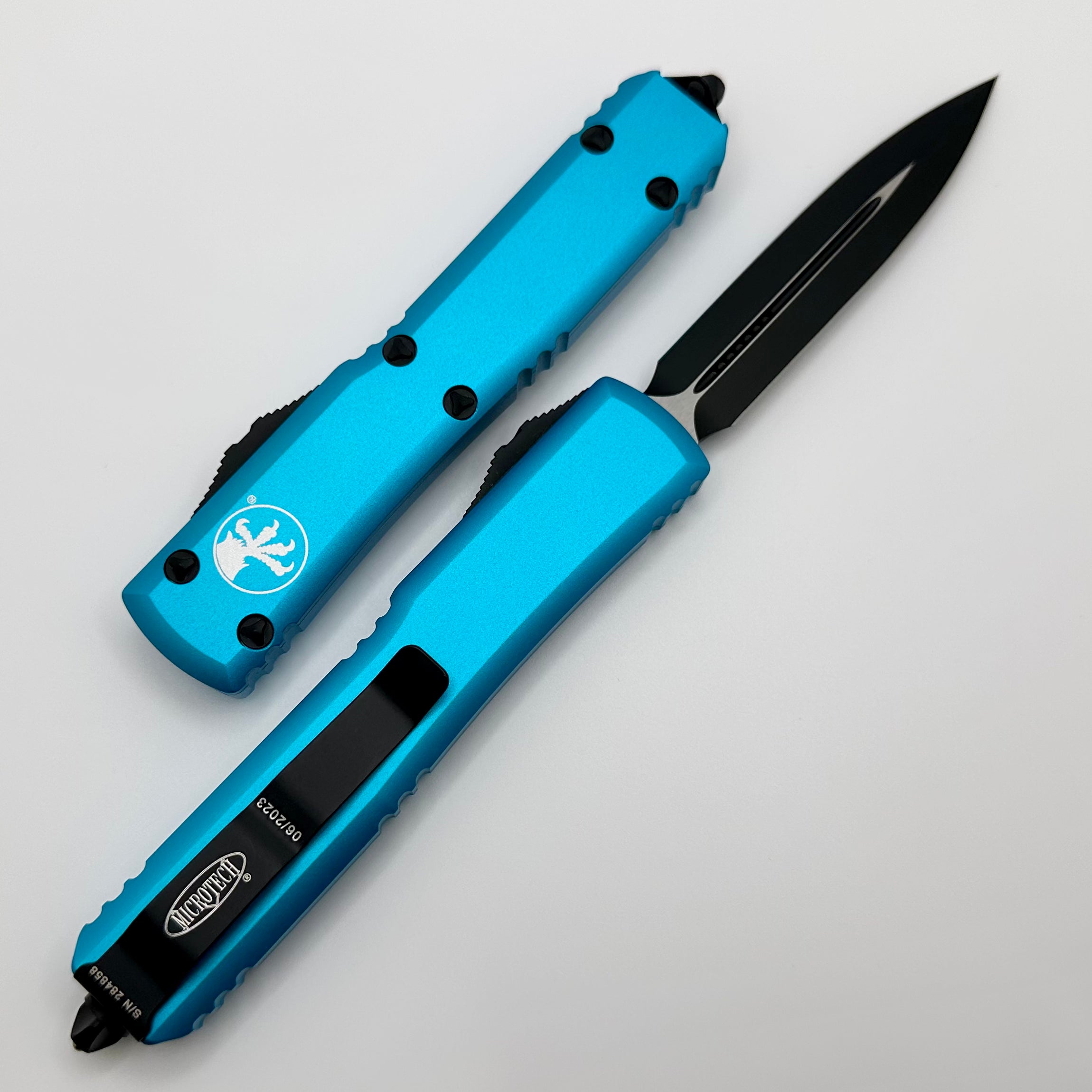 Microtech Ultratech D/E Turquoise Premium EDC Knife