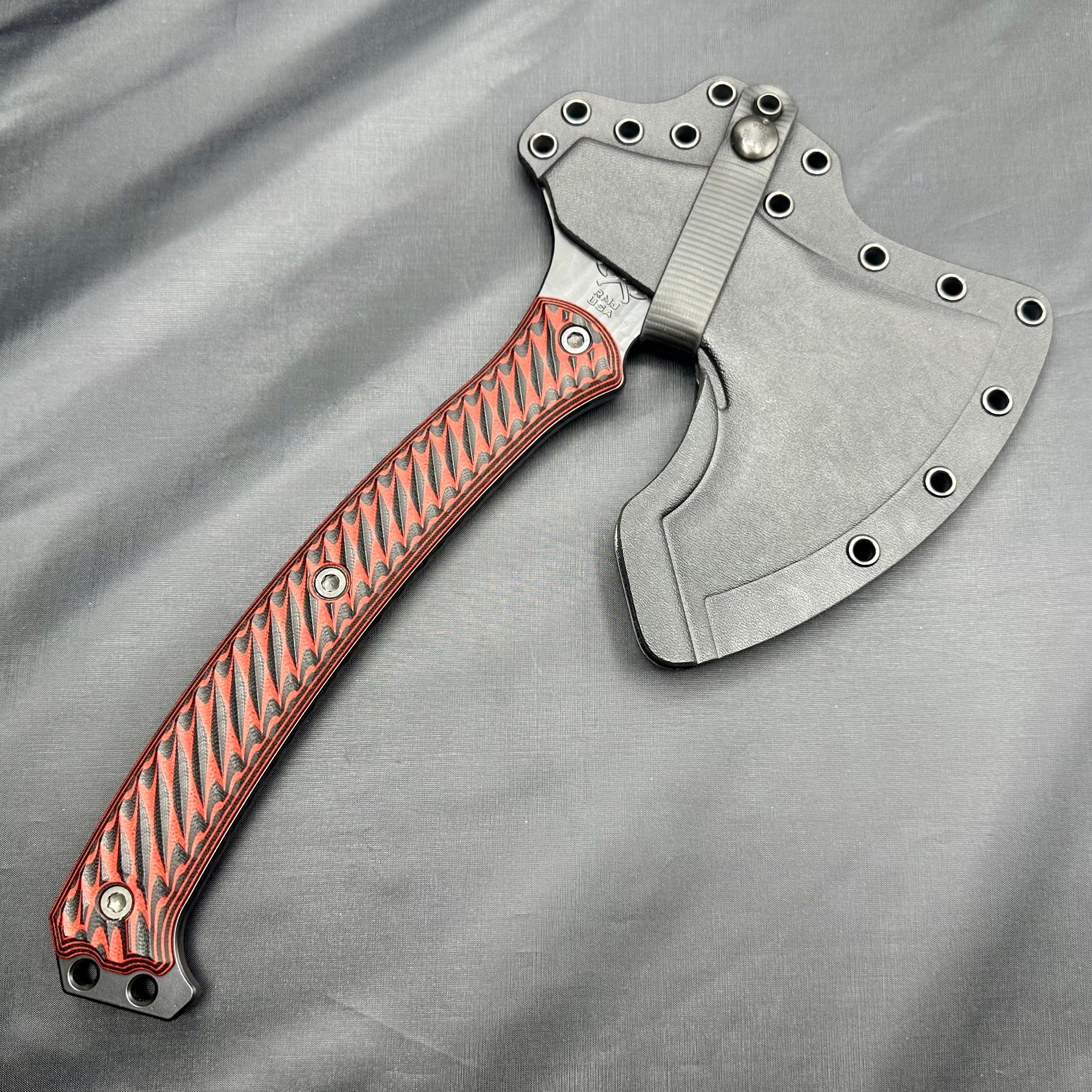 RMJ Tactical Premium Weezerker Camp Axe - Black Widow Edition