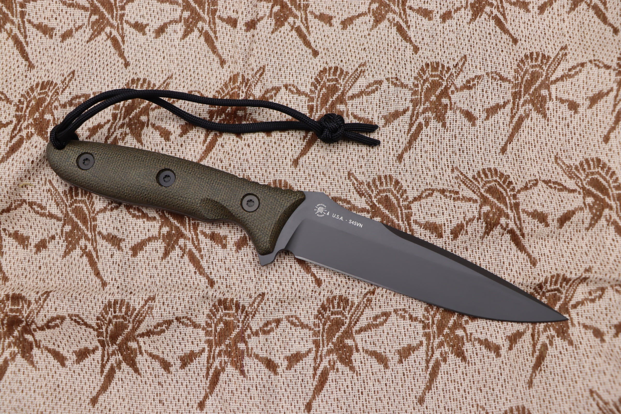 Spartan Blades Moros Premium Combat Utility Knife with Kydex Sheath