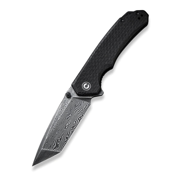 Civivi Brazen Premium EDC Knife - Black Micarta & Tanto Damascus