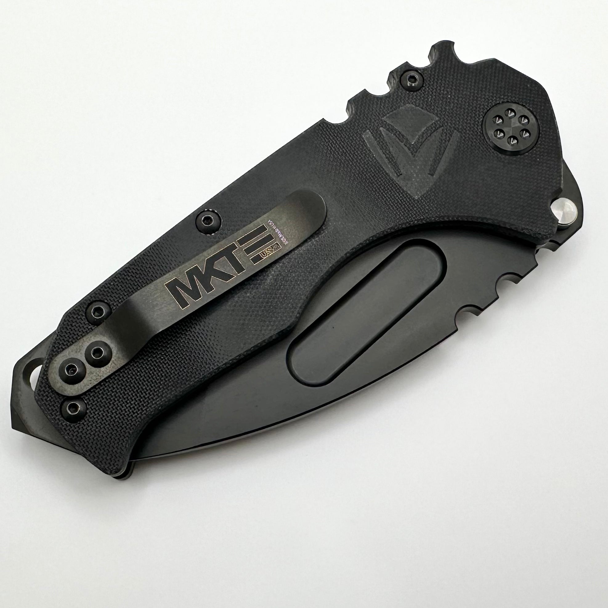 Medford Scout Praetorian M&P Premium Tactical Knife - Black G10 & PVD D2