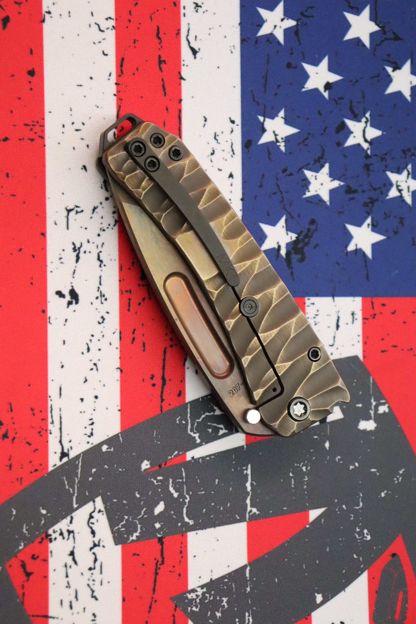 Medford Midi Marauder Vulcan S35 Tanto Knife - Premium EDC with PVD Hardware & Sculpted Handles