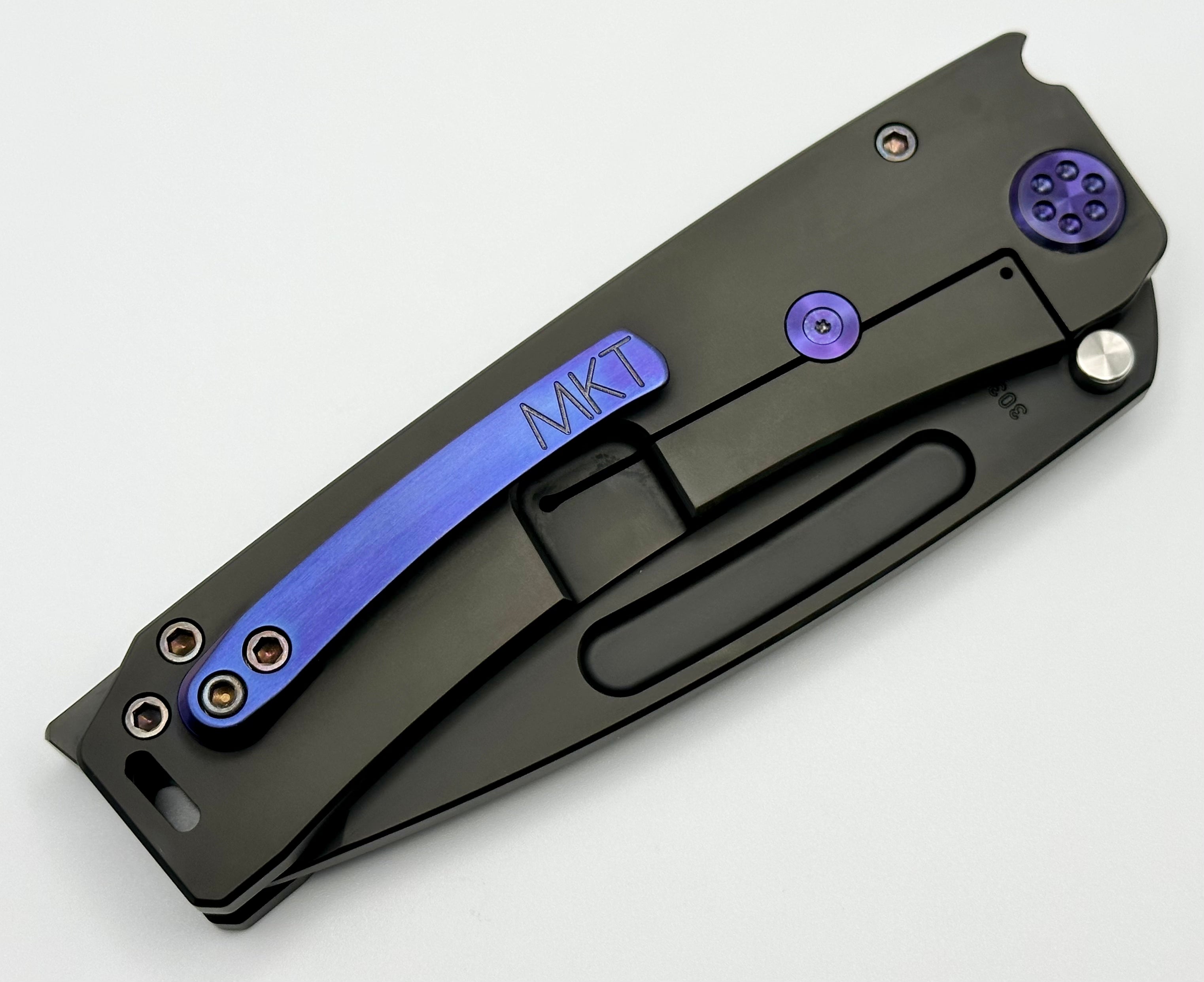 Premium Medford Marauder H Tanto S45 PVD Knife with Violet Hardware - Ultimate Tactical Design