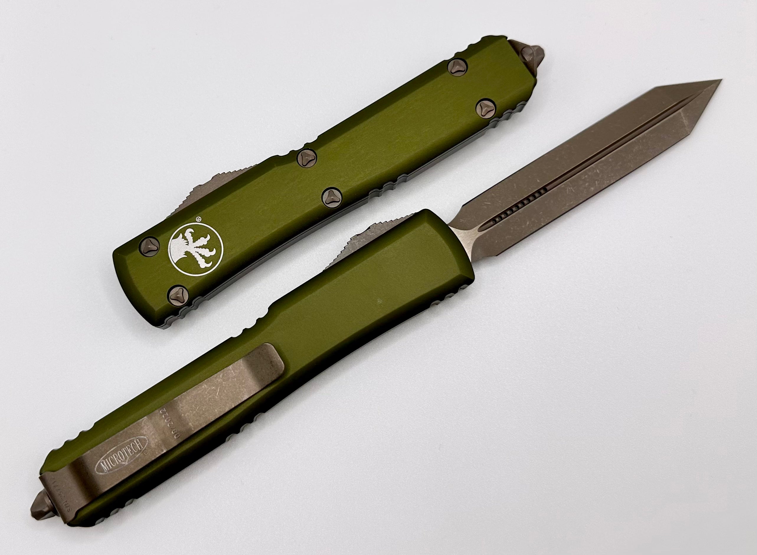 Premium Microtech Ultratech Spartan Bronze Apocalyptic Knife - Ultimate Tactical Tool