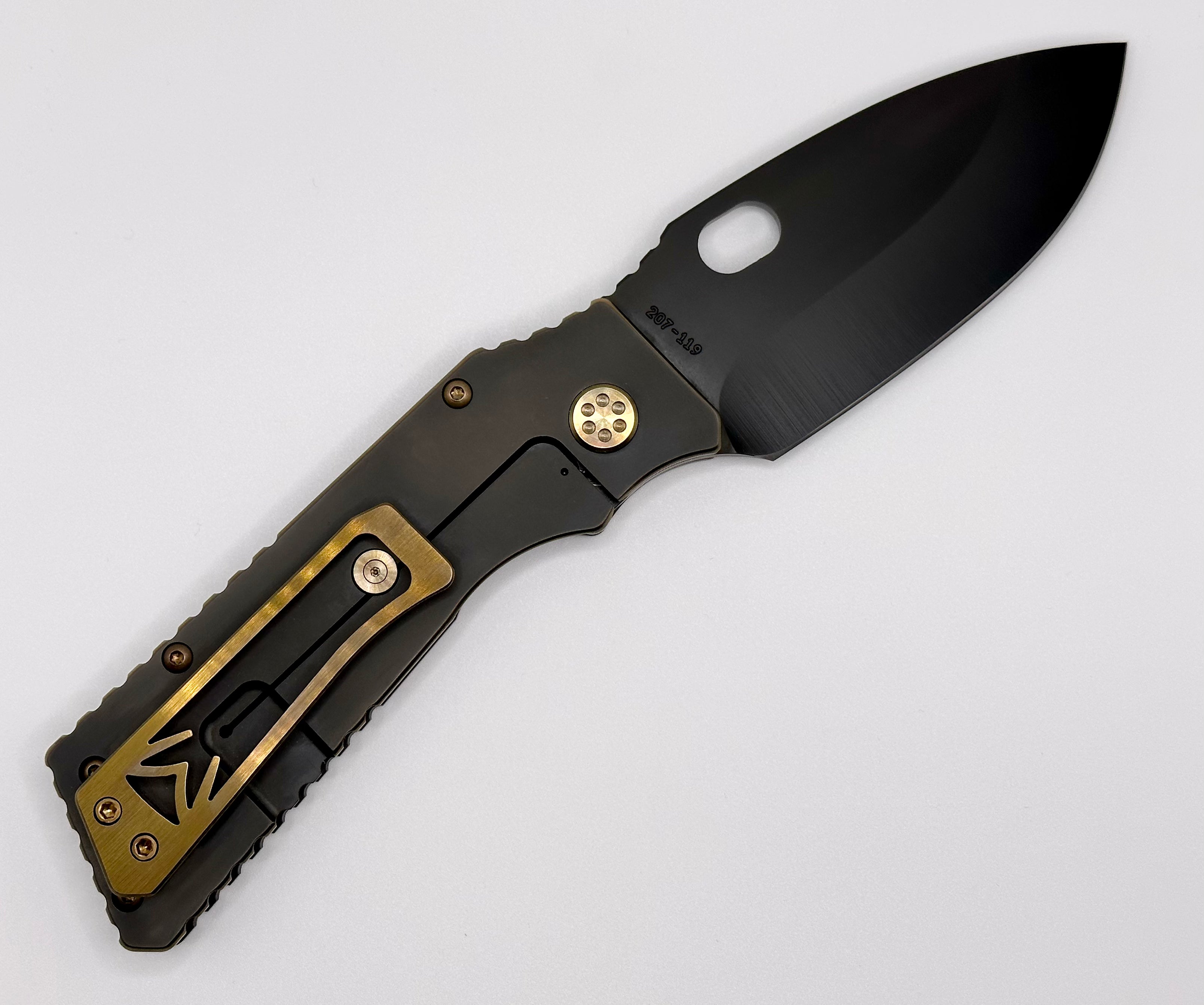 Medford TFF-1 S35VN Tactical Folding Knife - Bronze Pinstriped Edition