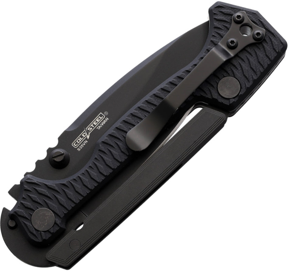 Cold Steel AD-15 Ultimate Tactical Knife - Black G-10 & S35VN Blade