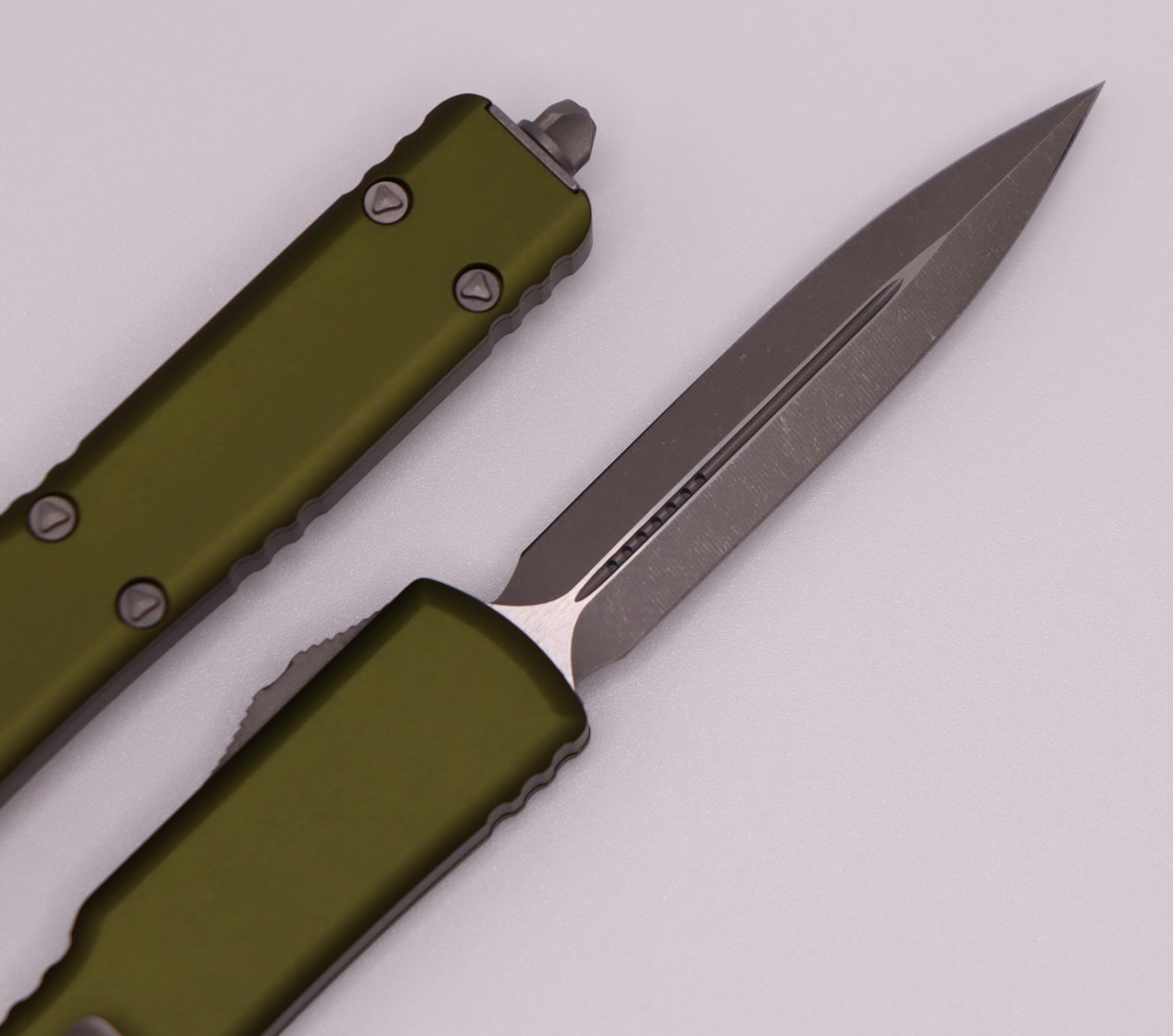 Microtech UTX-70 Apocalyptic Tactical Knife | Compact & Durable | OD Green