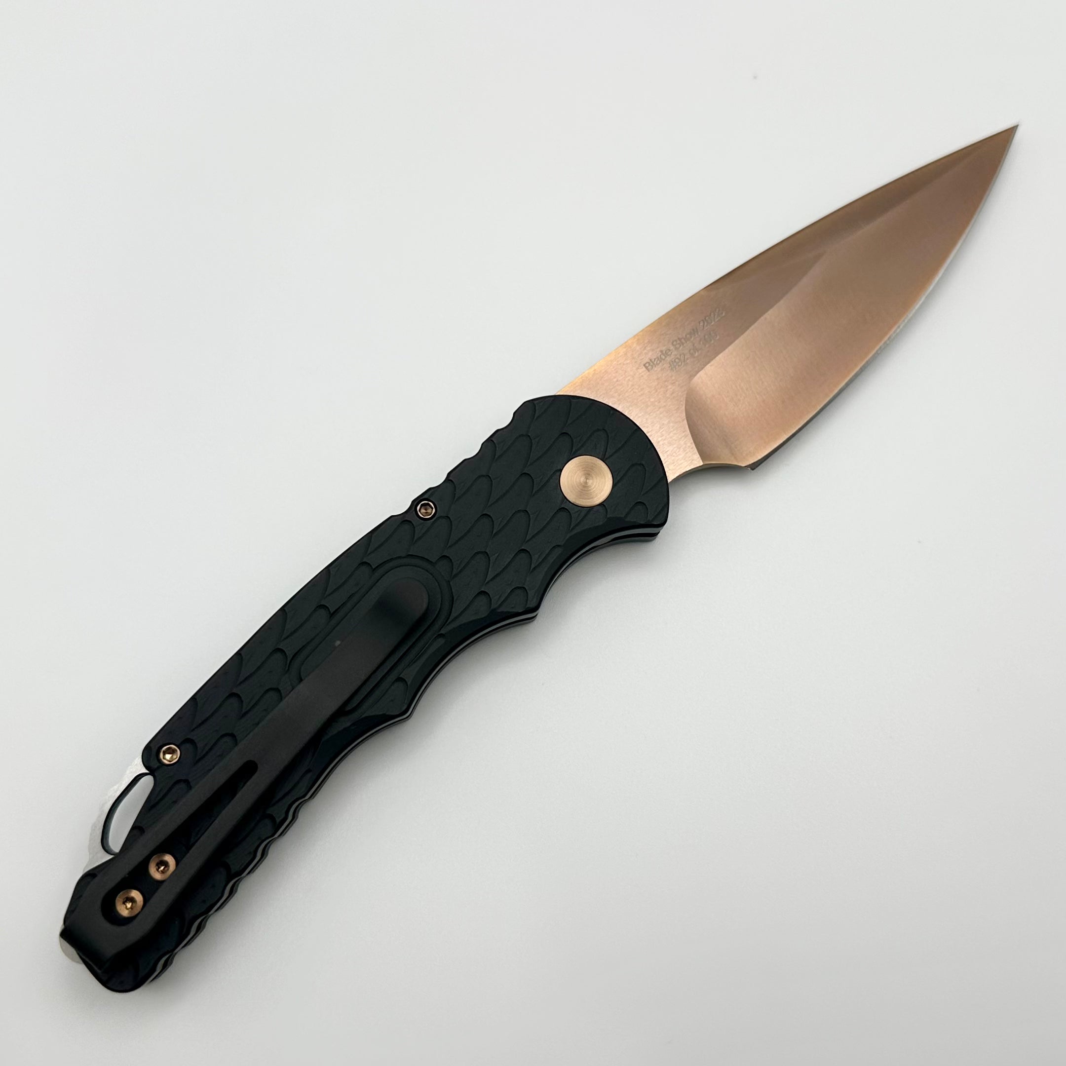 Pro-Tech TR-5 Rose Gold Blade Prototype - Ultimate EDC Automatic Knife