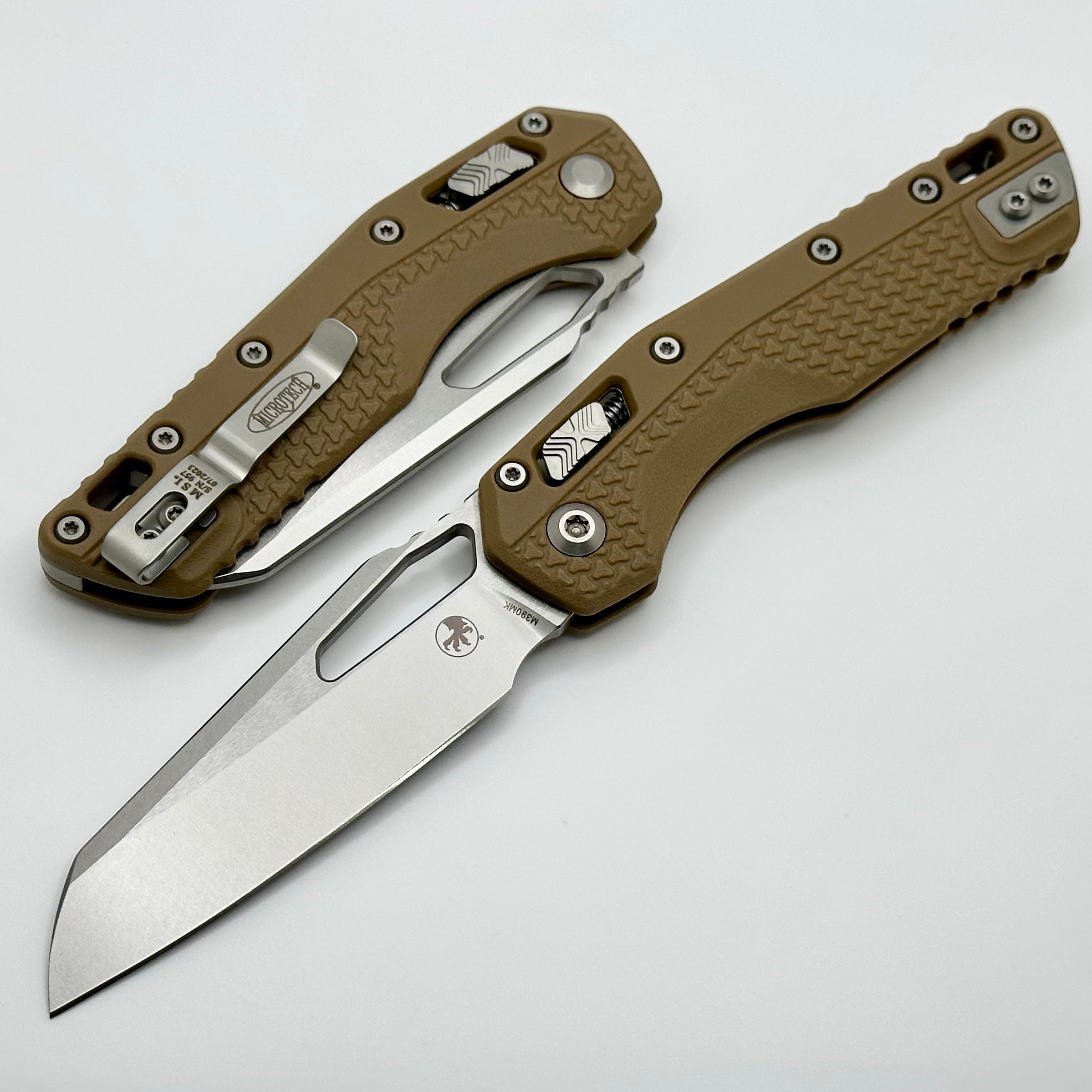 Microtech Knives MSI RAM LOK - Premium Polymer Dark Earth Folding Knife