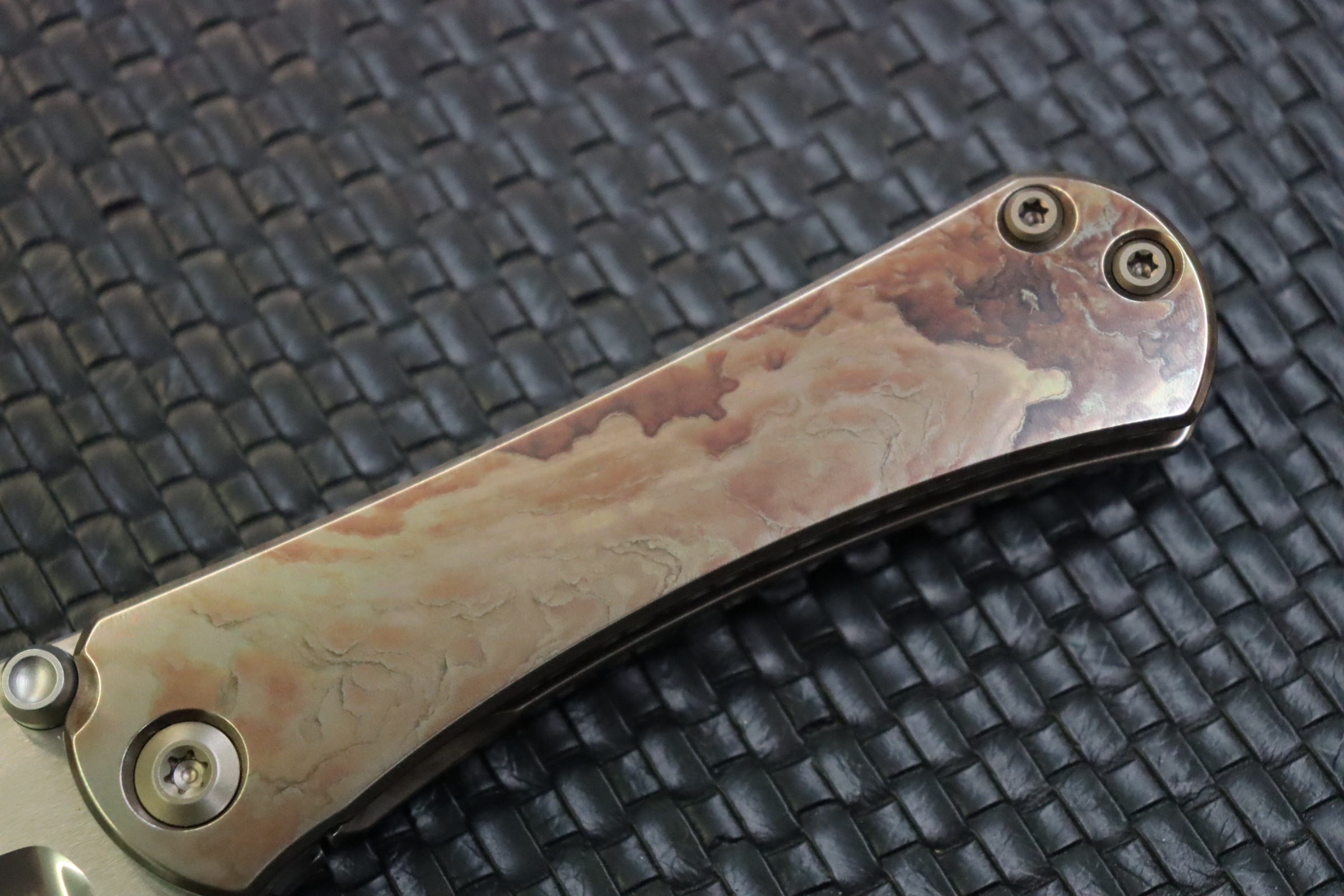 Premium Marfione x Borka Blades SBTF Collaboration Knife - Diamond Polished M390 Blade & Bloodwash Scales