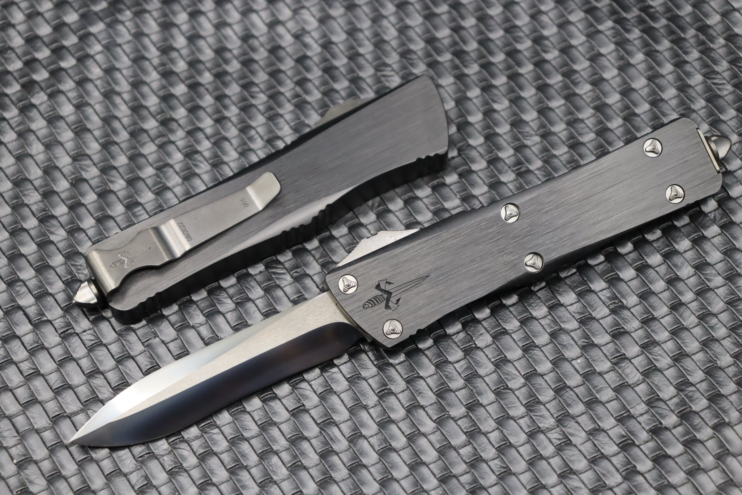 Premium Marfione Custom Troodon DLC Handle Knife - Diamondwash DLC Recurve