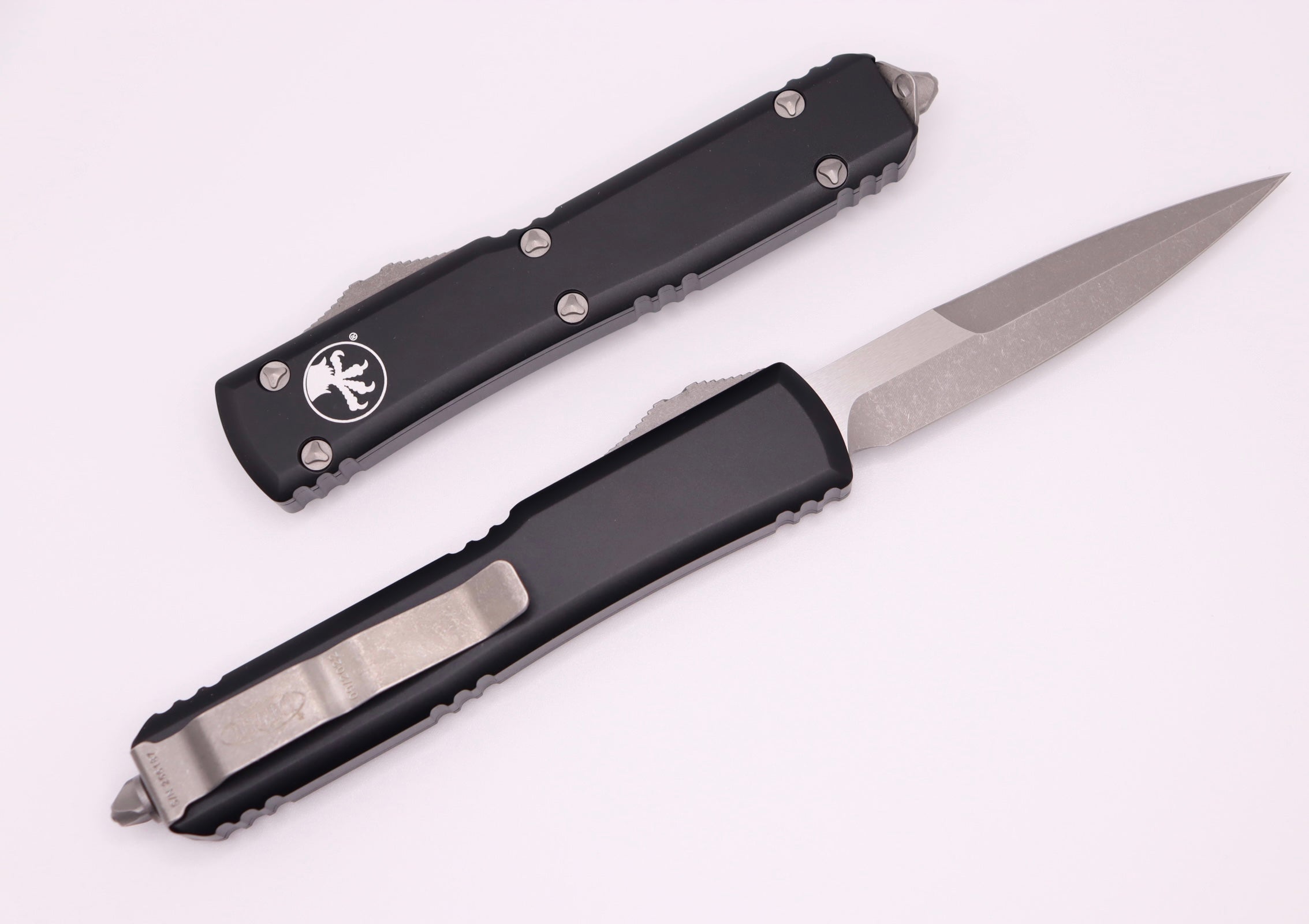 Microtech Ultratech Premium Bayonet Apocalyptic Finish OTF Knife