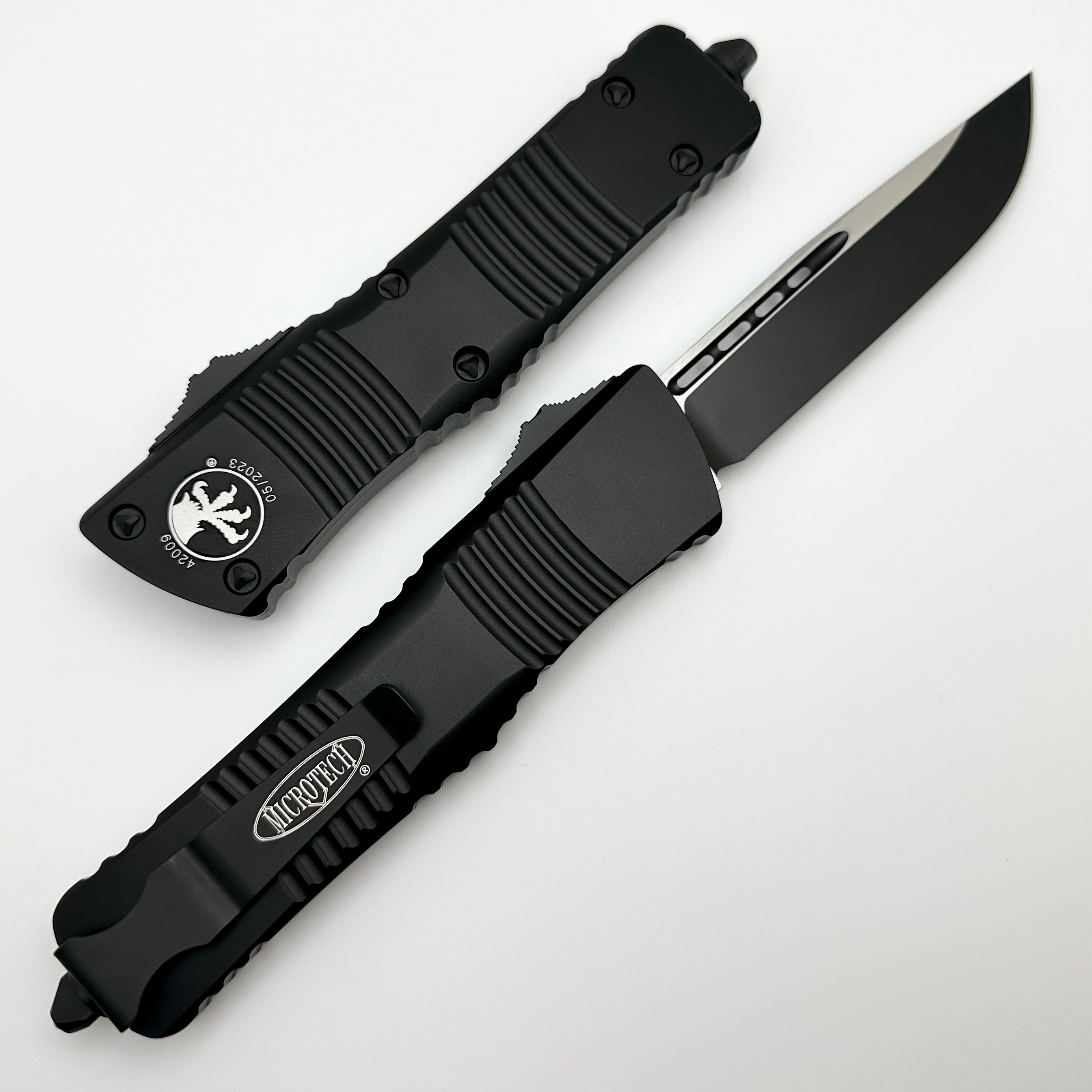 Microtech Combat Troodon Tactical OTF Knife - Premium Black Edition