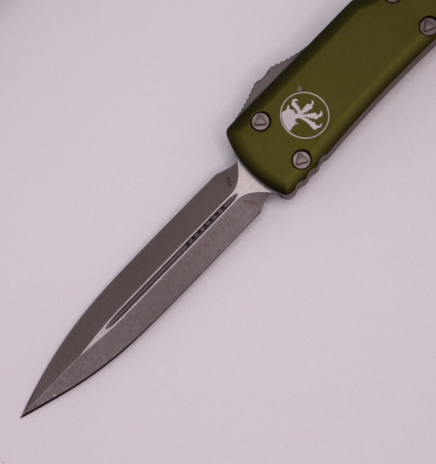 Microtech UTX-70 Apocalyptic Tactical Knife | Compact & Durable | OD Green