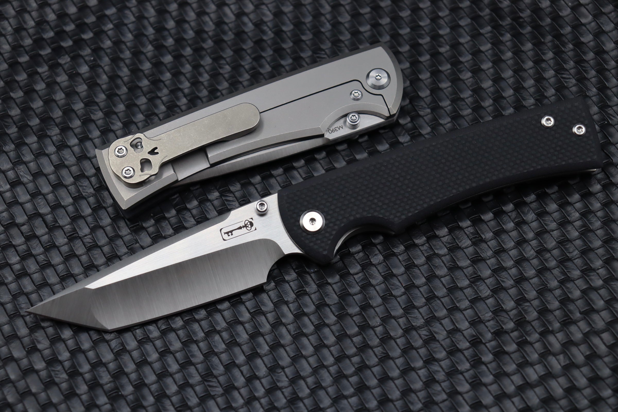 Chaves Knives 229 Liberation Tanto - Premium M390 Blade & Black G-10 Handle