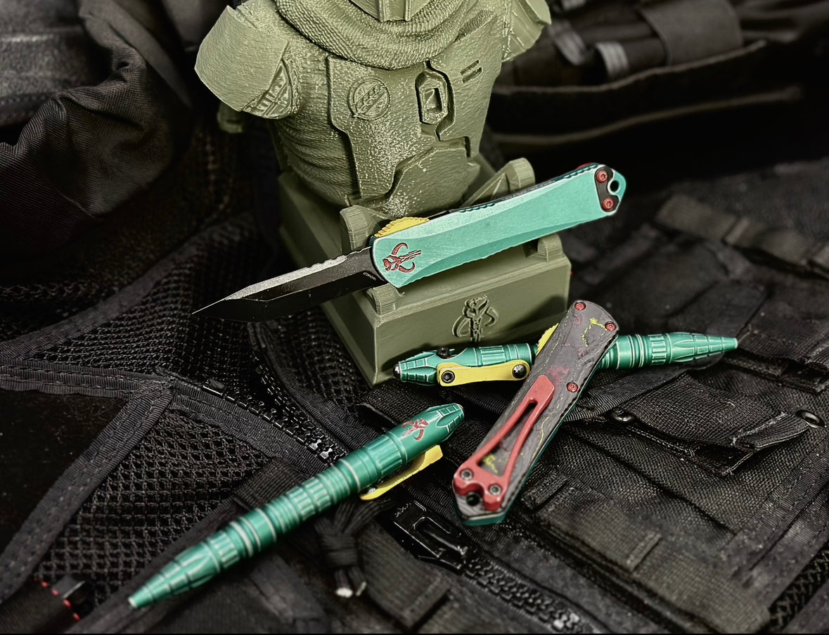 Heretic Knives Manticore S BOUNTY HUNTER - Ultimate Compact OTF Tactical Knife