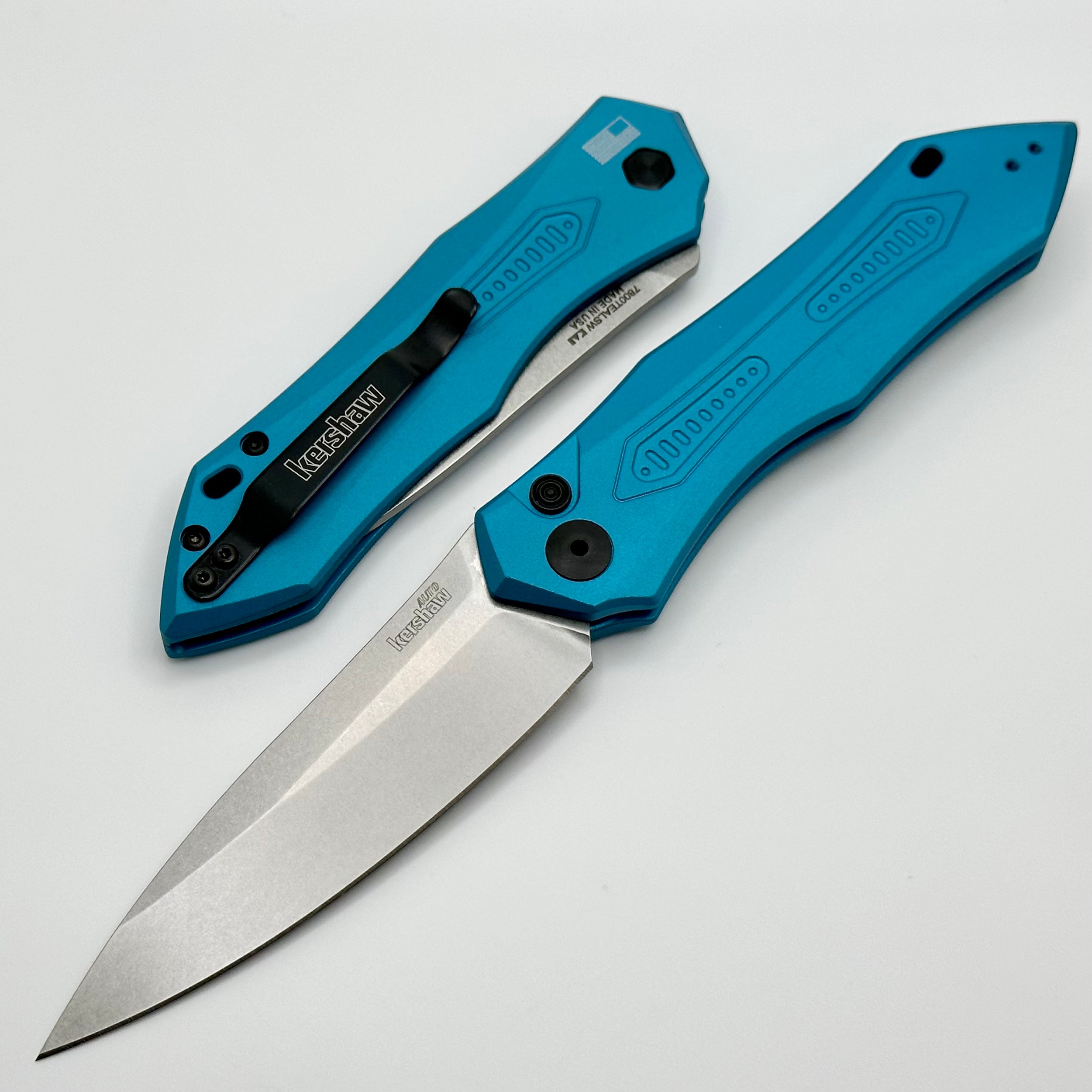 Kershaw Launch 6 Teal Automatic Knife - Premium CPM-154 Blade