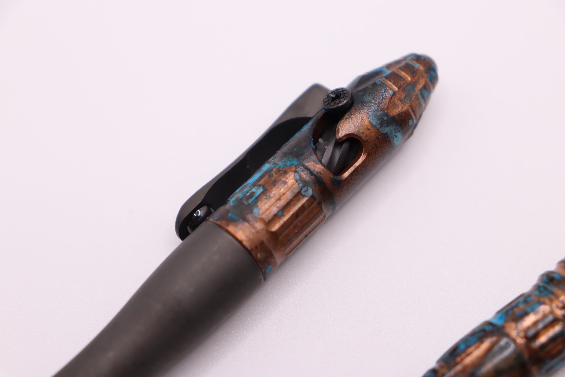 Premium Thoth Pen with Chemtima Finish & DLC Smooth Titanium Design