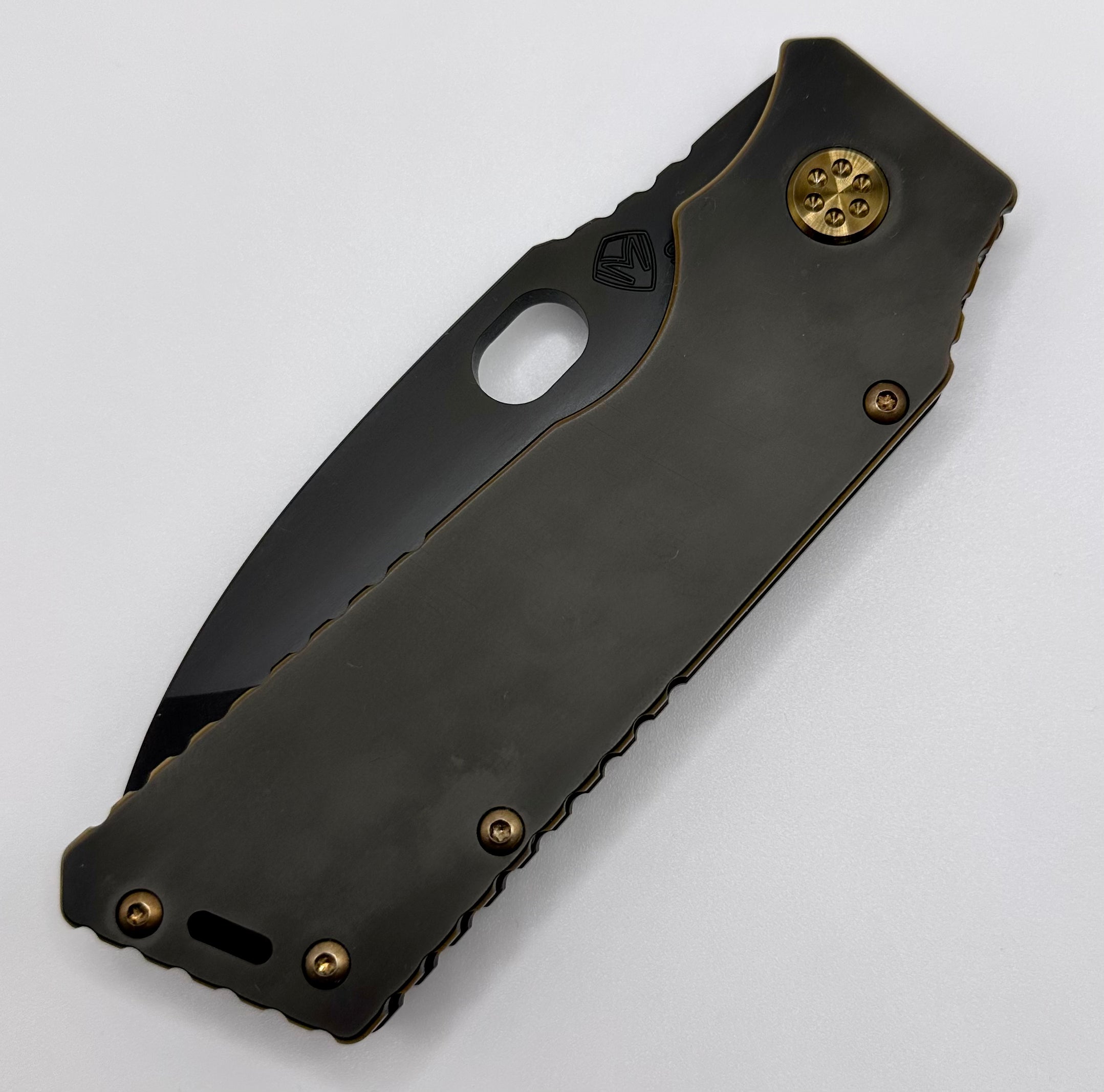 Medford TFF-1 S35VN Tactical Folding Knife - Bronze Pinstriped Edition