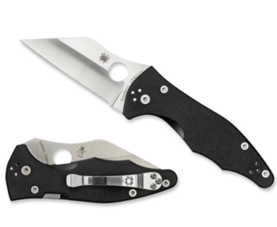 Spyderco Yojimbo 2 Tactical Knife - Black G-10 & S30V Steel