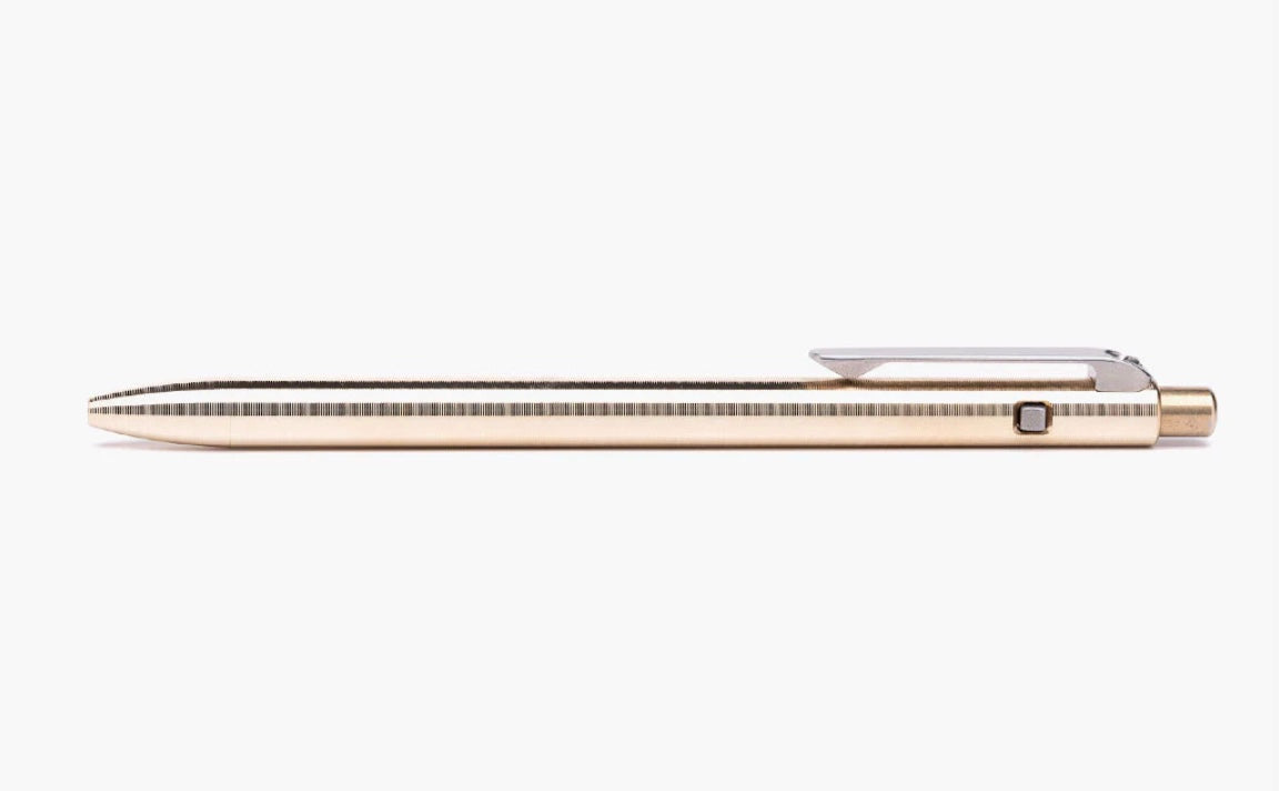 Premium Tactile Turn Slim Side Click Pen - Bronze Edition