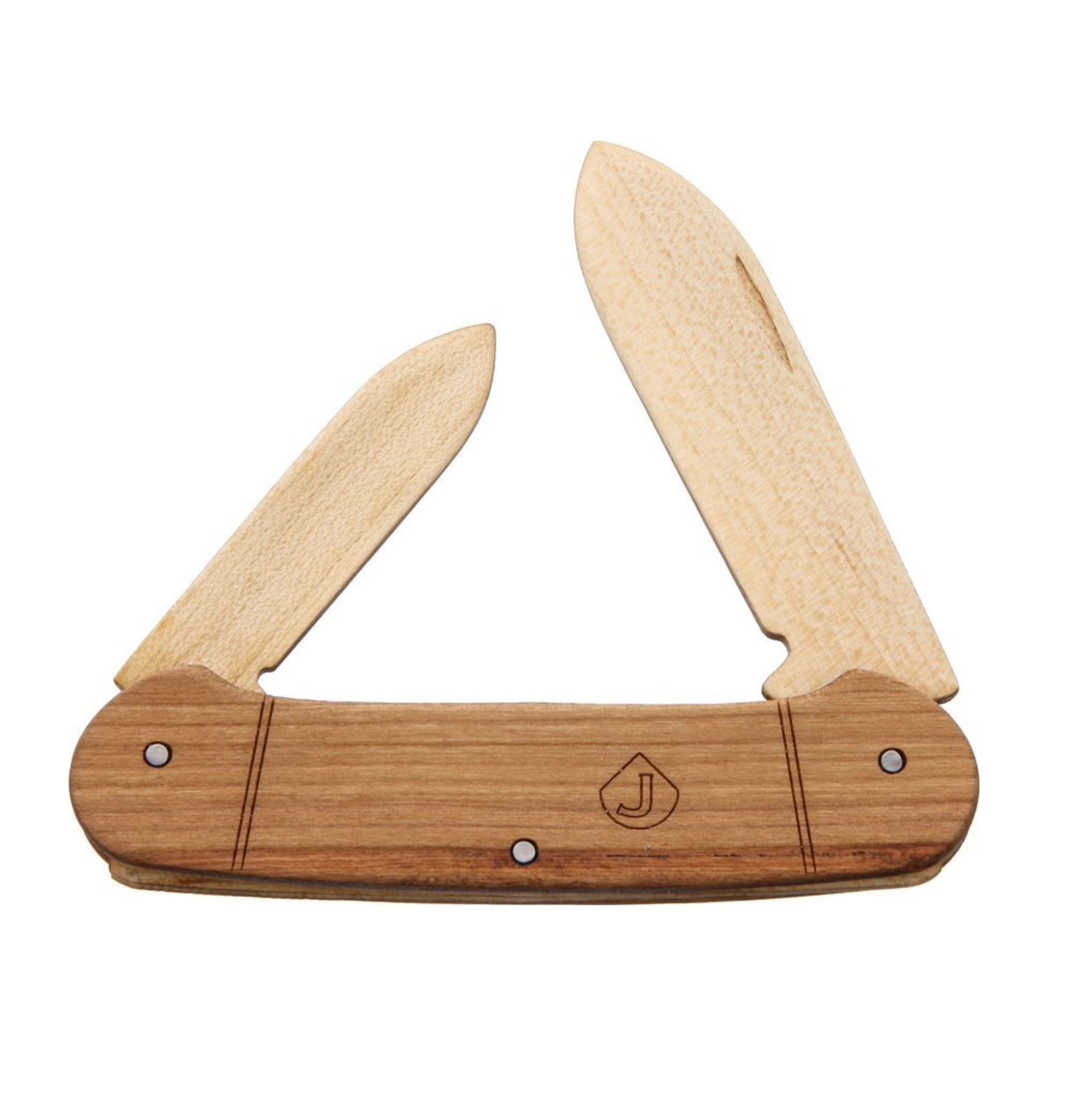 JJ's Premium Wooden Canoe Pocket Knife Kit - Ultimate DIY Craft Project