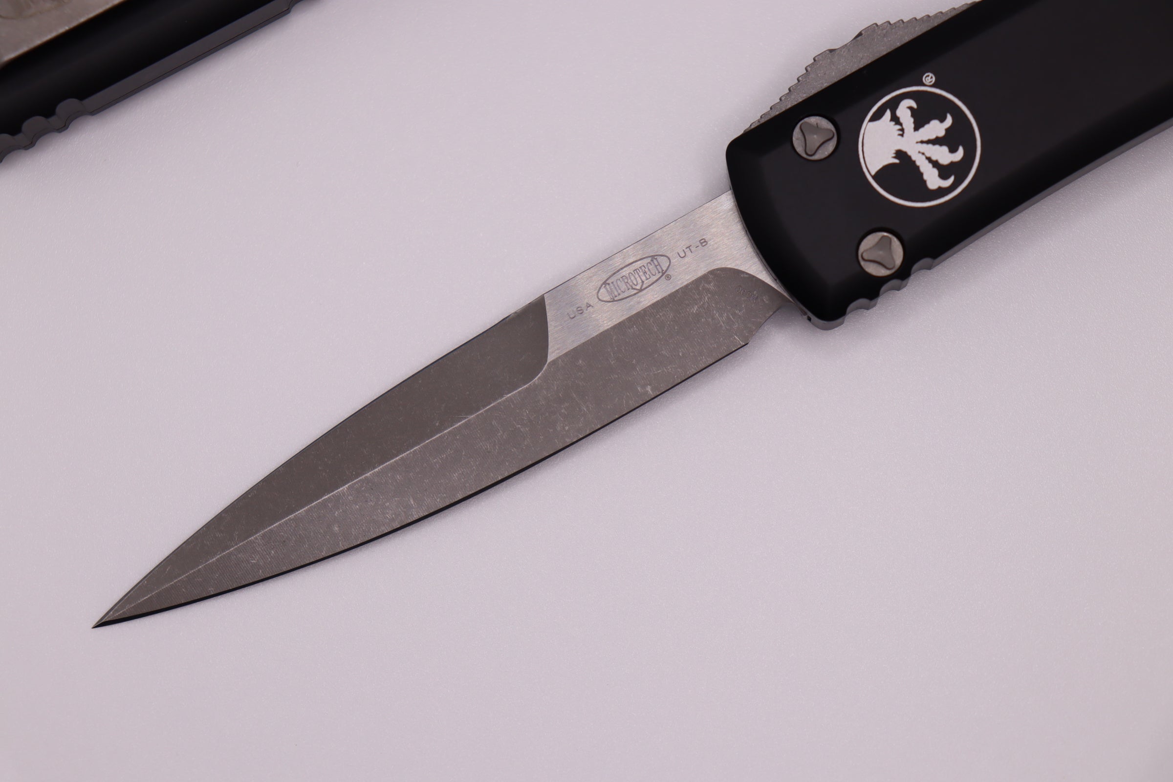 Microtech Ultratech Premium Bayonet Apocalyptic Finish OTF Knife