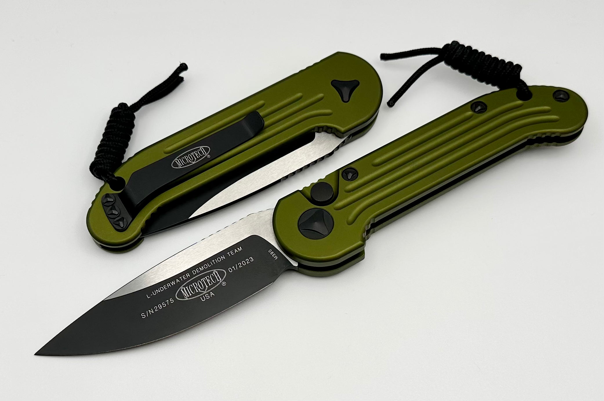 Microtech L.U.D.T Ultimate Tactical Knife - OD Green & Black