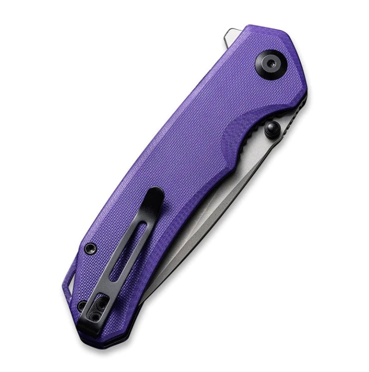 Civivi Brazen Purple G-10 Folding Knife - Stonewash 14C28N Blade