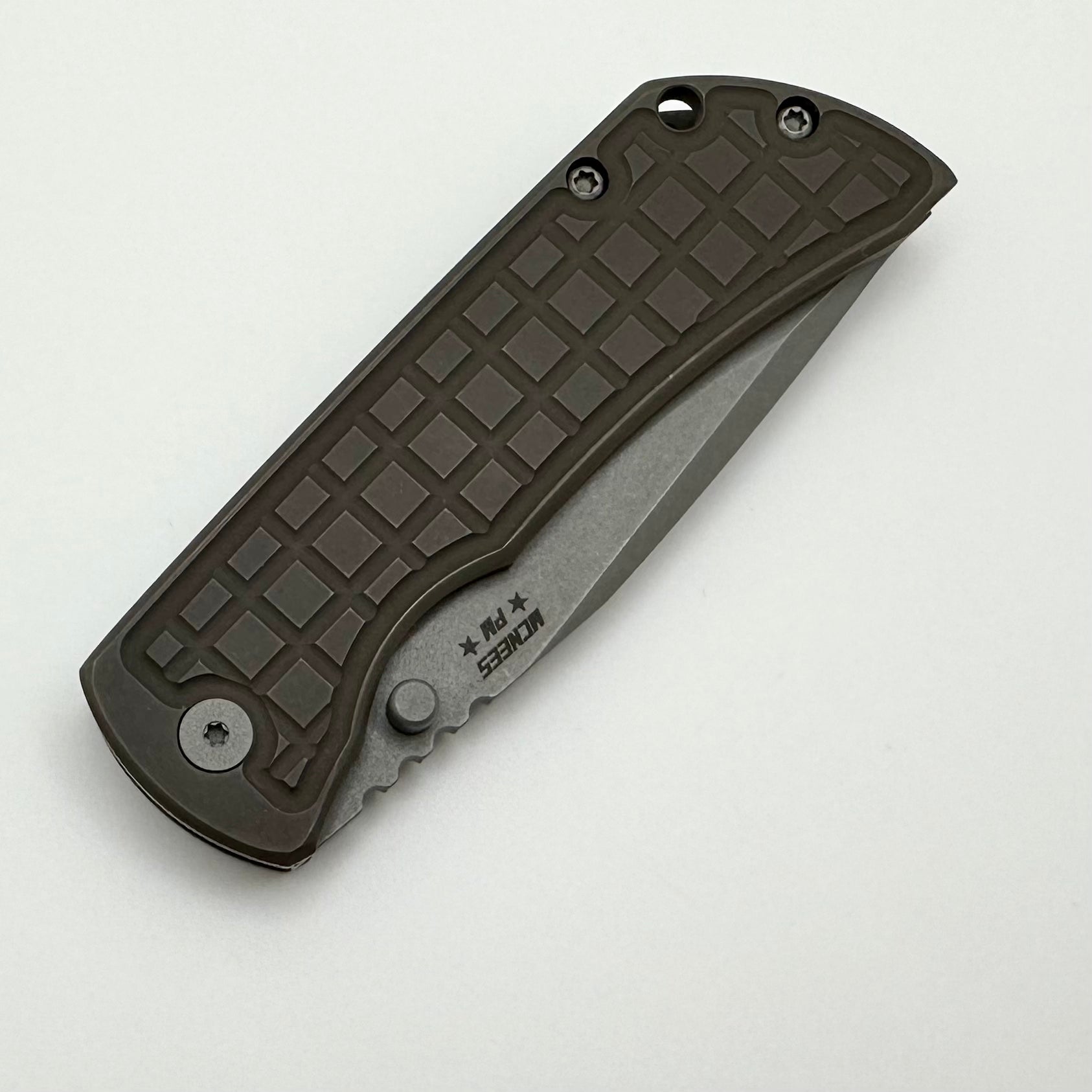 McNees Premium Machined MAC 2 3.5 - Ultimate EDC Knife in Matte Stonewash Bronze