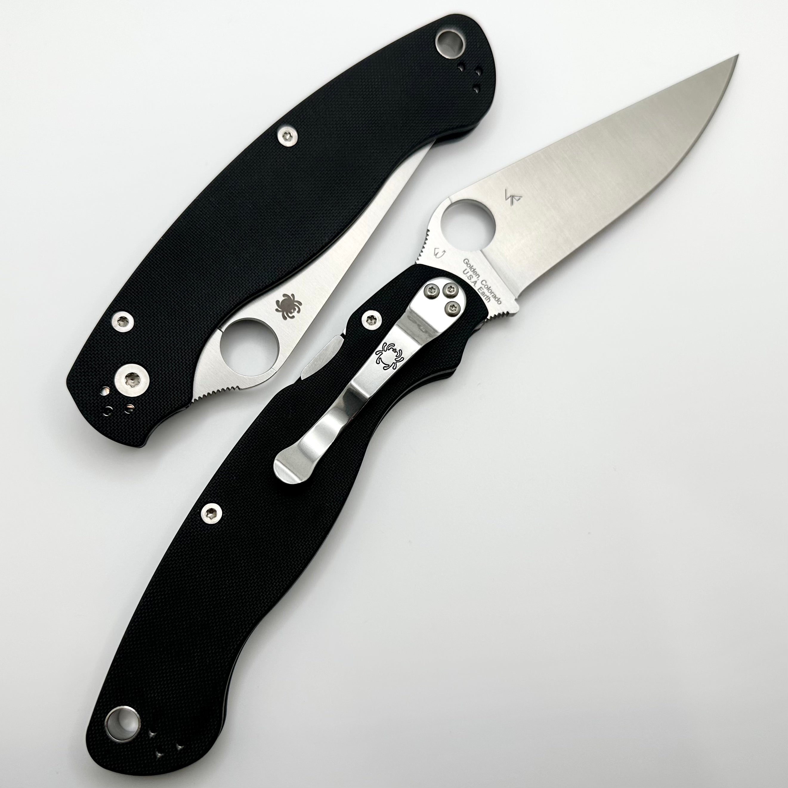 Spyderco Military 2 Premium Tactical Knife - Black G-10 & CPM-S30V