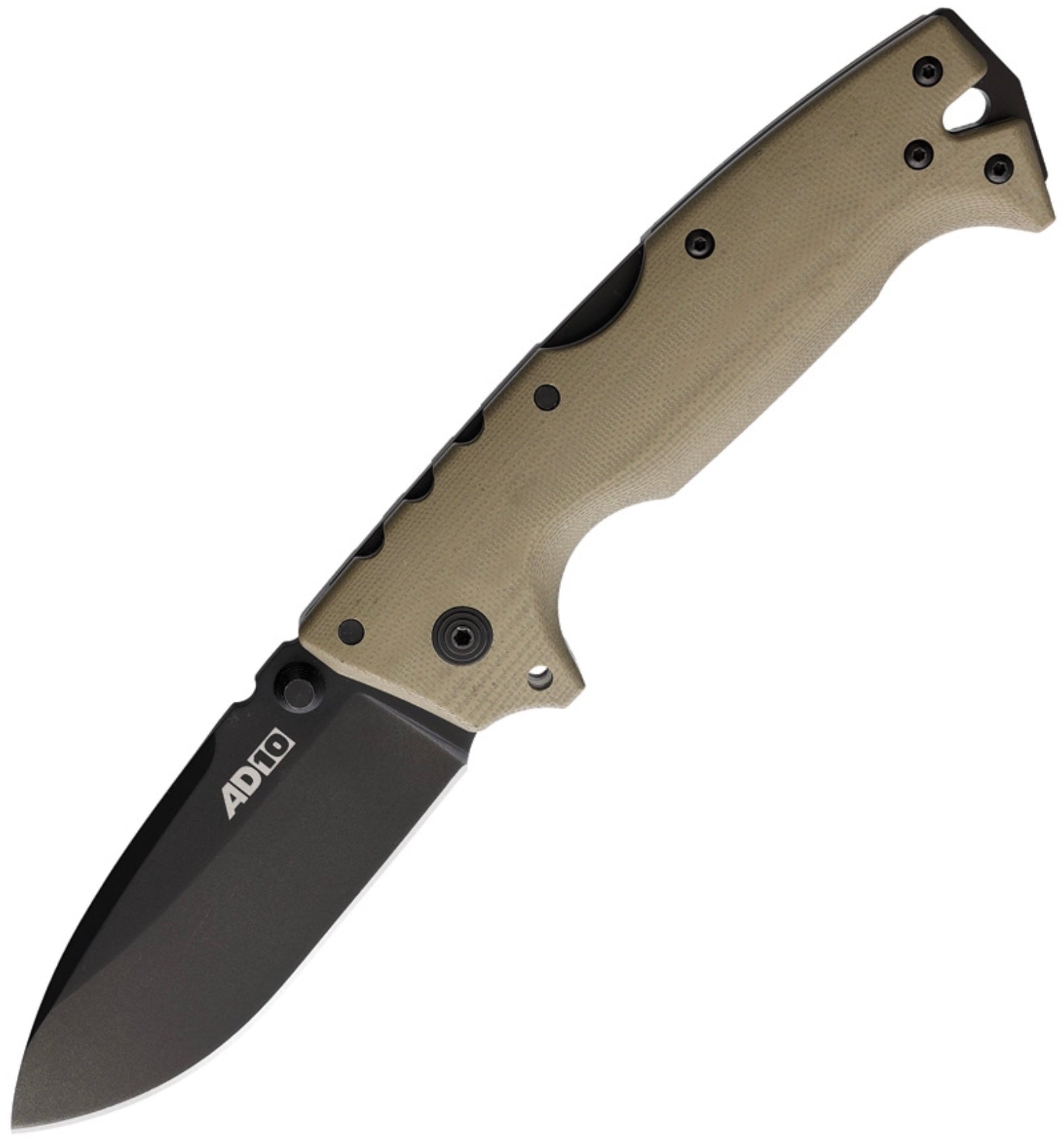 Premium Cold Steel AD-10 Tactical Folding Knife - Black S35VN & G-10 Handle