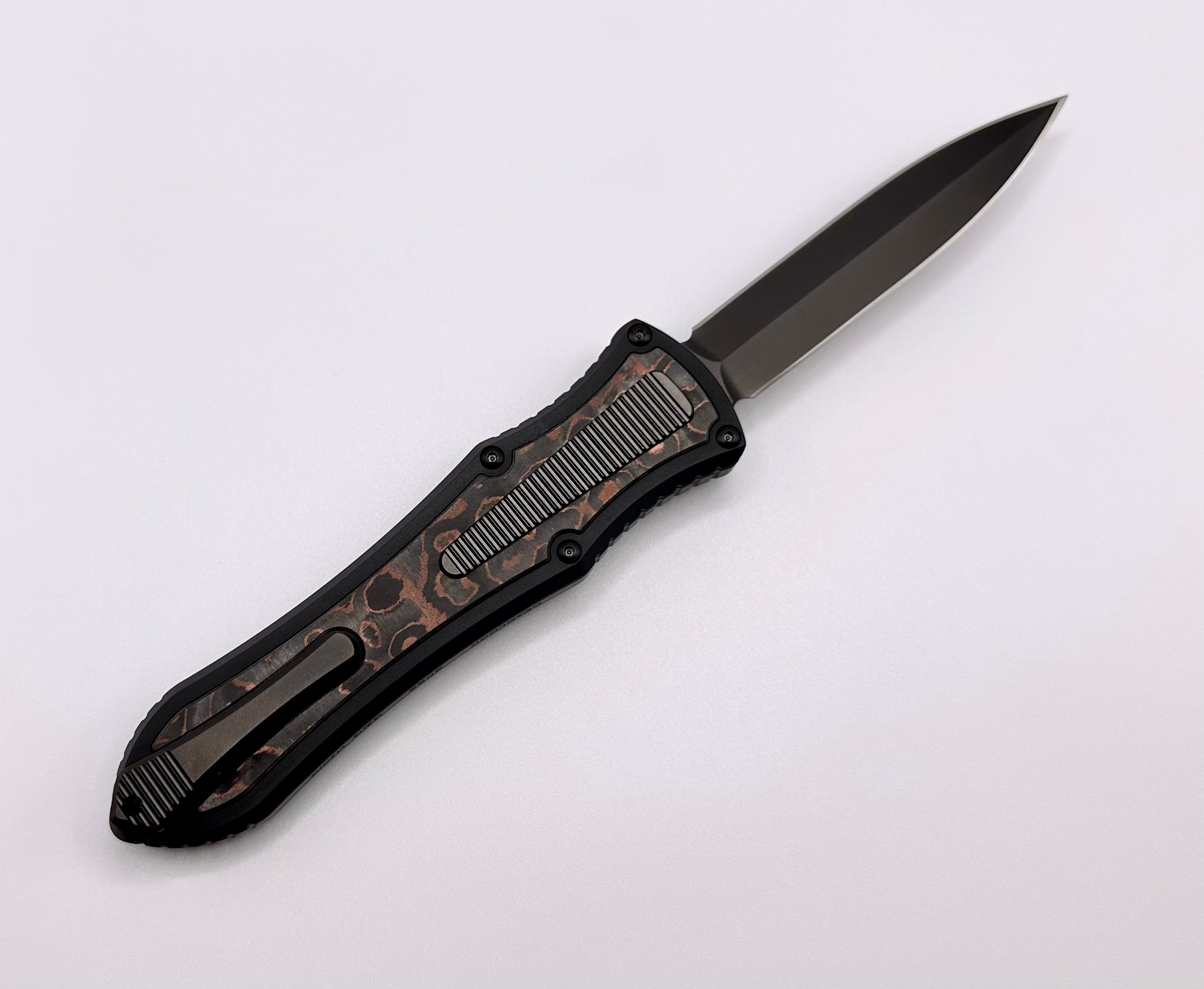 Premium Hawk Designs Model C Deadlock - Orange Fat Carbon & 20CV Blade