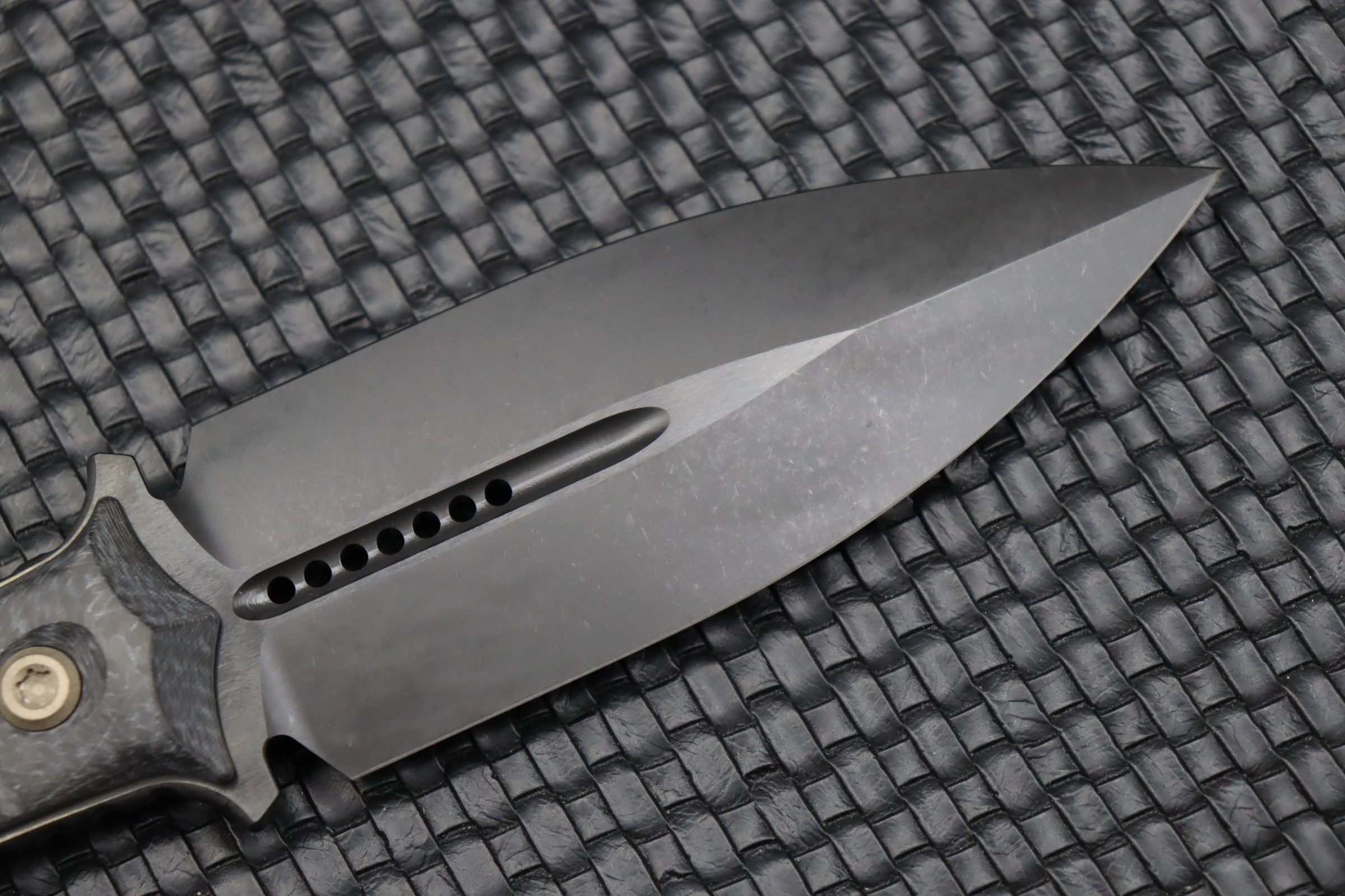 Premium Microtech SBD Dagger - Carbon Fiber Handle & DLC Coated Blade