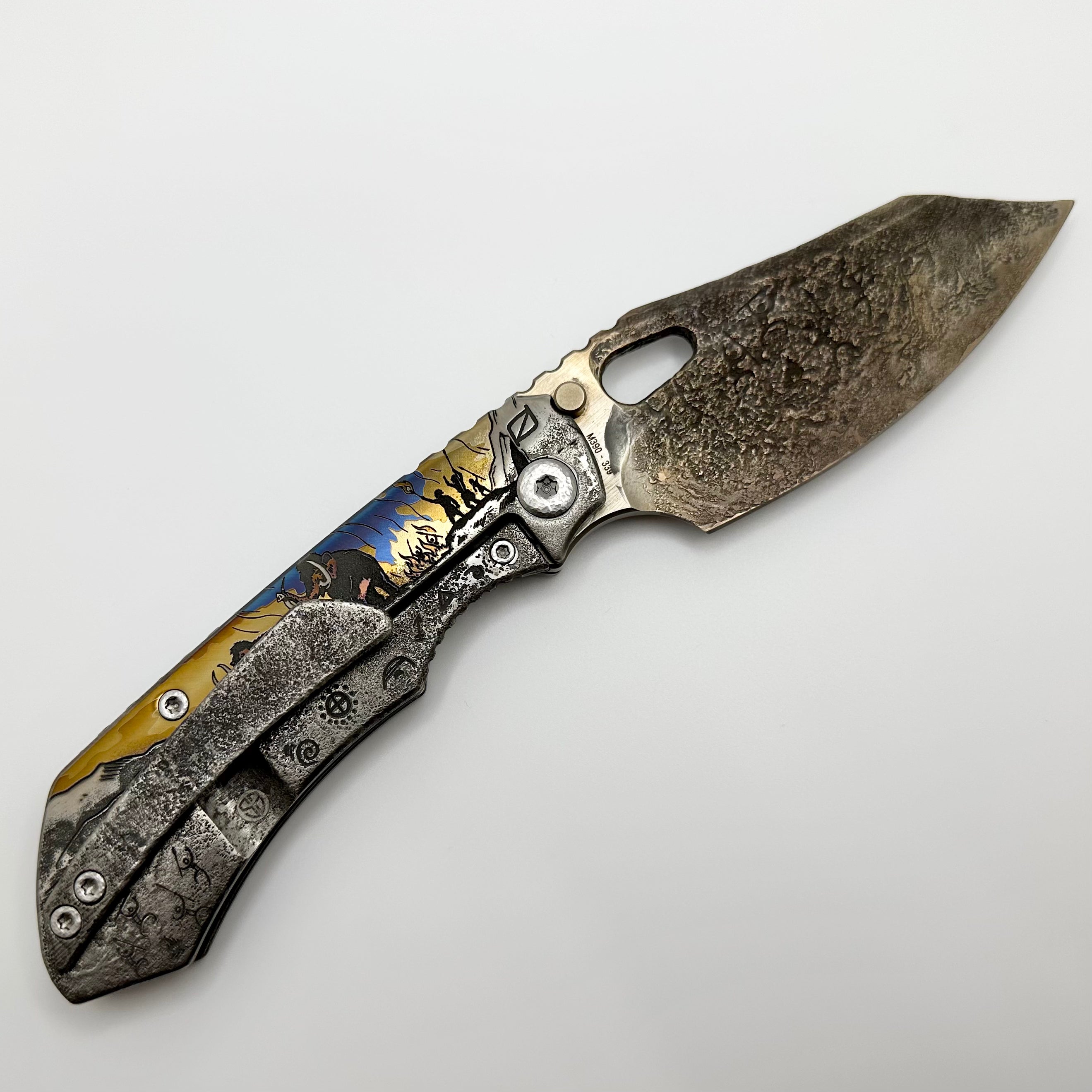 Premium Custom Knife Factory Evo 3.0C ONE OFF Woolly Mammoth - Ultimate Collectible