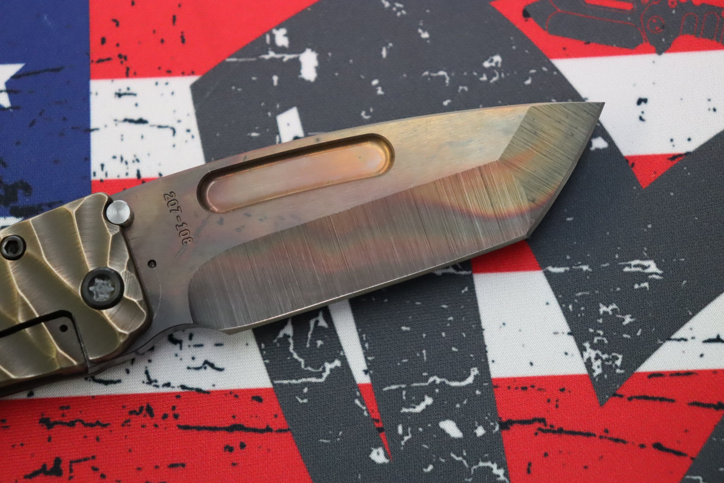 Medford Midi Marauder Vulcan S35 Tanto Knife - Premium EDC with PVD Hardware & Sculpted Handles